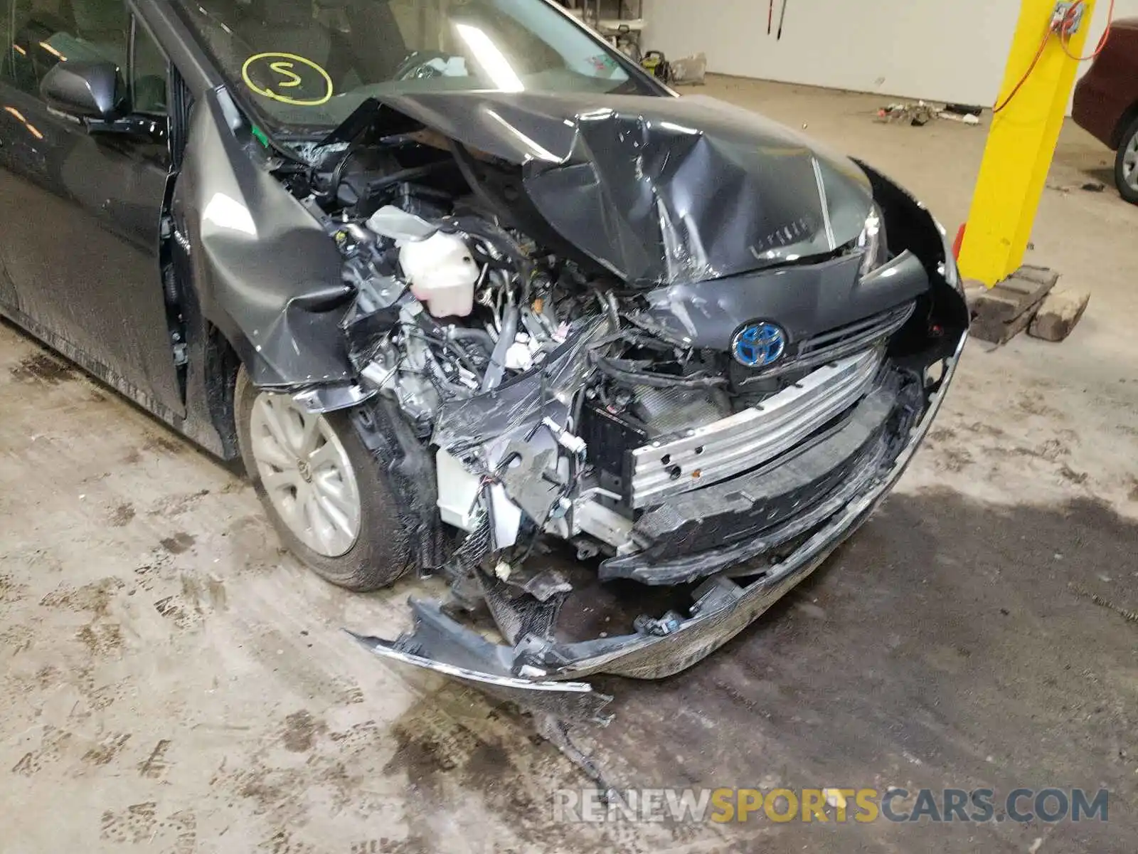 9 Photograph of a damaged car JTDKARFUXK3080624 TOYOTA PRIUS 2019