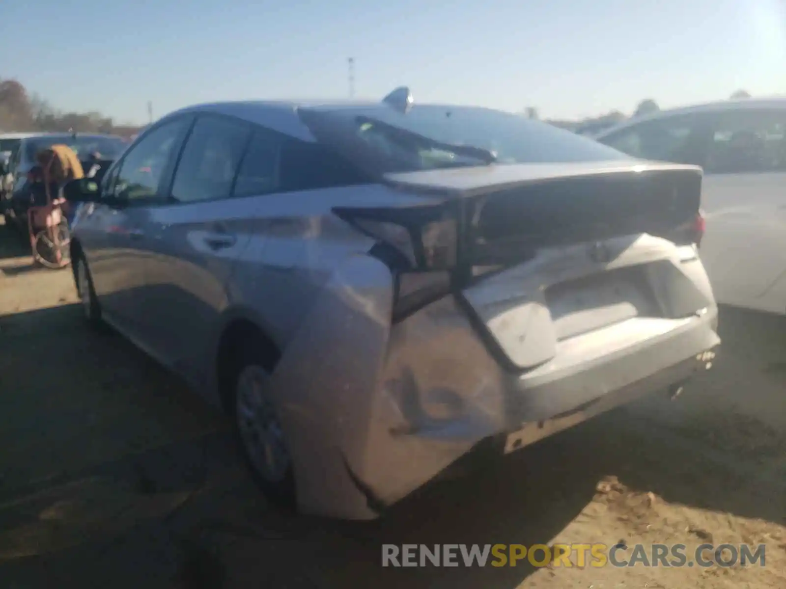 3 Photograph of a damaged car JTDKARFUXK3081577 TOYOTA PRIUS 2019