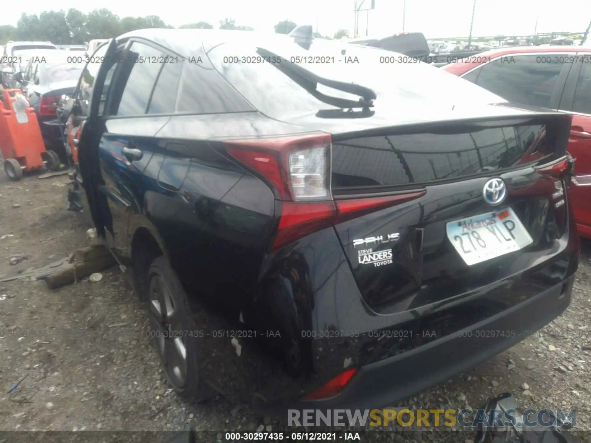 3 Photograph of a damaged car JTDKARFUXK3082048 TOYOTA PRIUS 2019