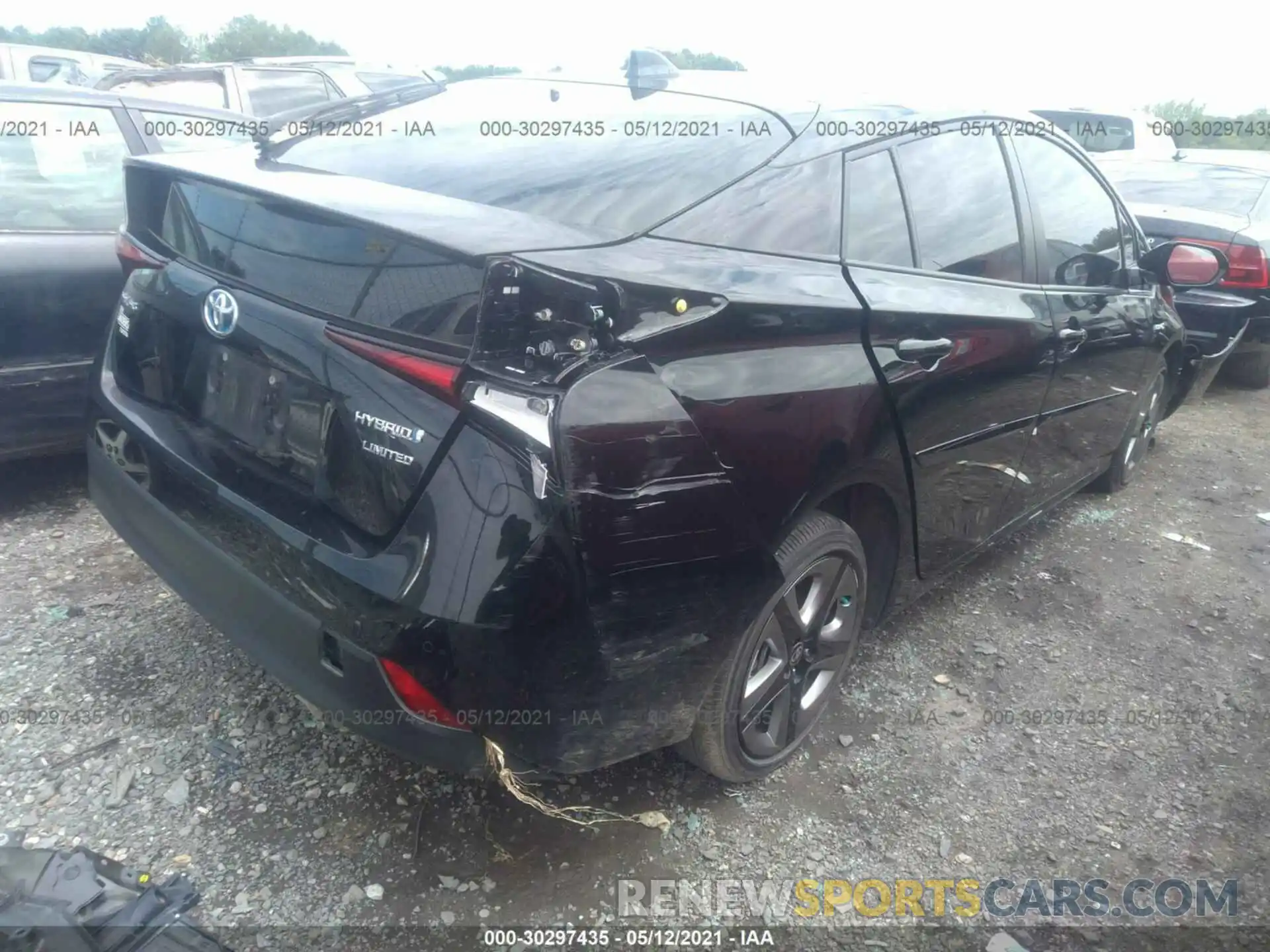 4 Photograph of a damaged car JTDKARFUXK3082048 TOYOTA PRIUS 2019