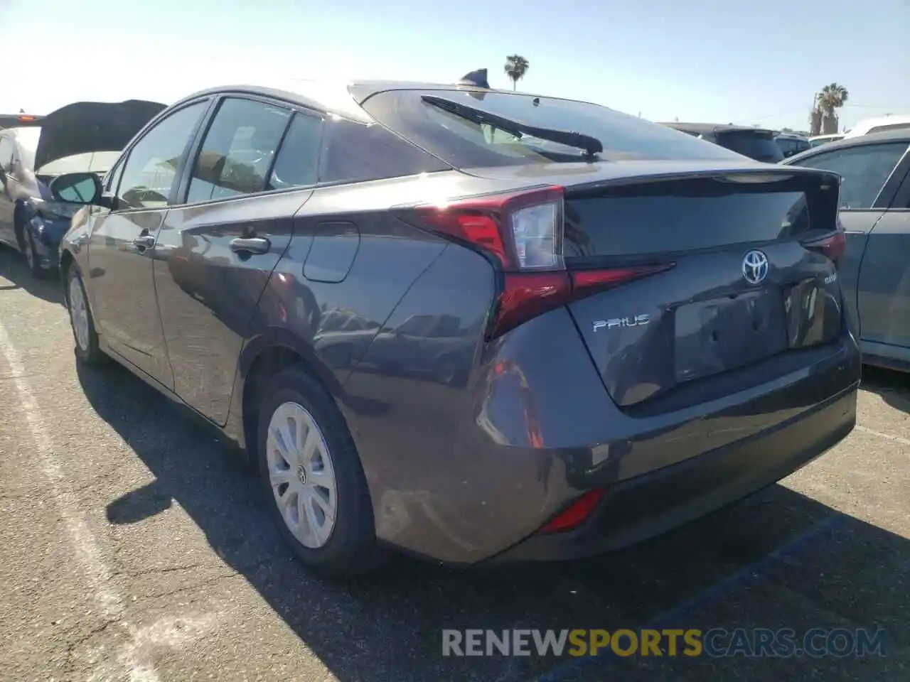 3 Photograph of a damaged car JTDKARFUXK3082891 TOYOTA PRIUS 2019