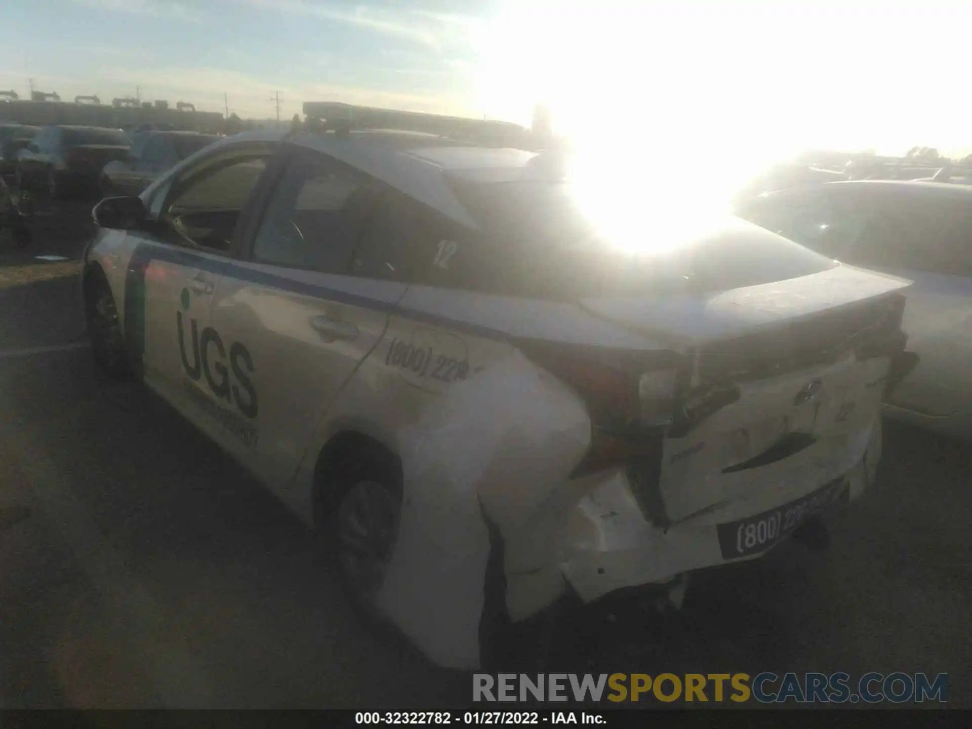 3 Photograph of a damaged car JTDKARFUXK3083975 TOYOTA PRIUS 2019