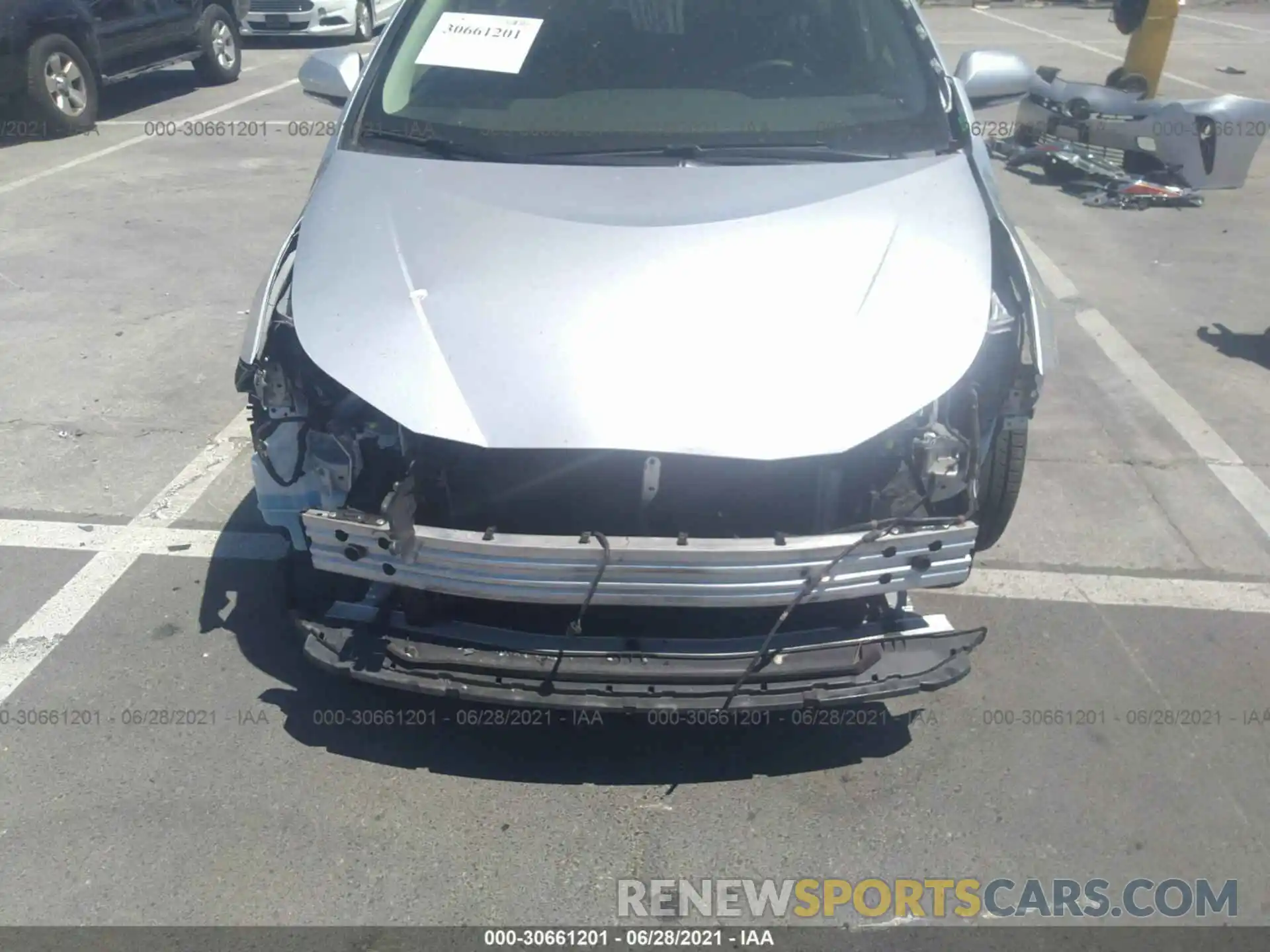 6 Photograph of a damaged car JTDKARFUXK3084592 TOYOTA PRIUS 2019