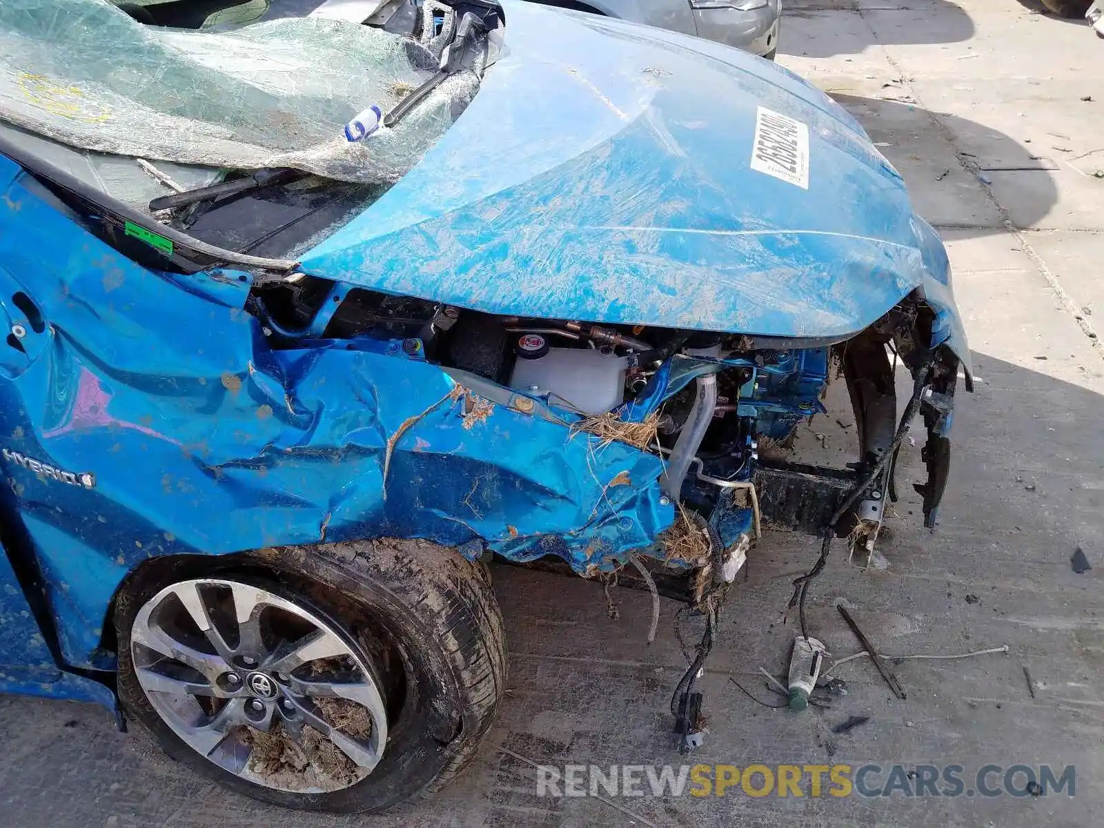 9 Photograph of a damaged car JTDKARFUXK3085547 TOYOTA PRIUS 2019