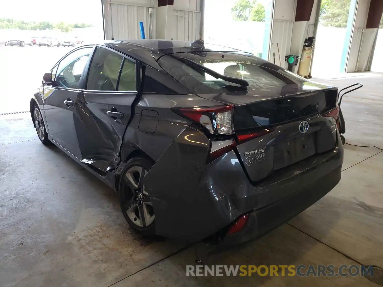 3 Photograph of a damaged car JTDKARFUXK3085886 TOYOTA PRIUS 2019