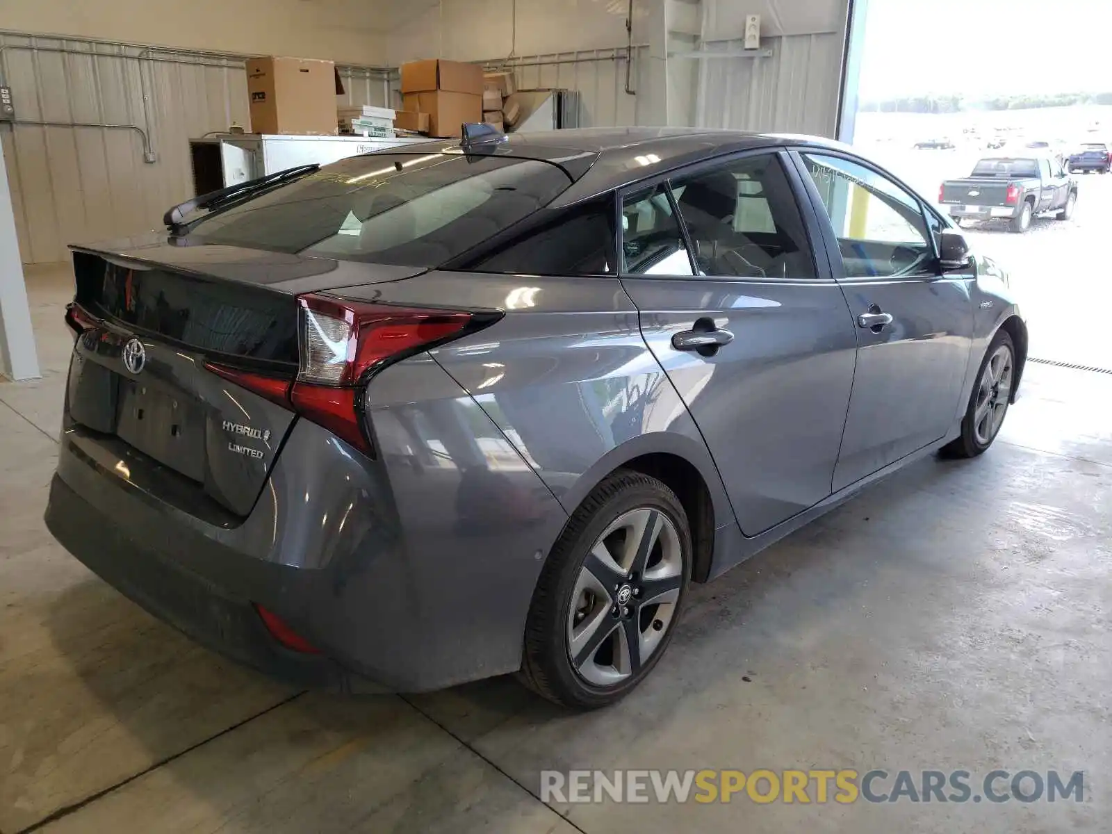 4 Photograph of a damaged car JTDKARFUXK3085886 TOYOTA PRIUS 2019