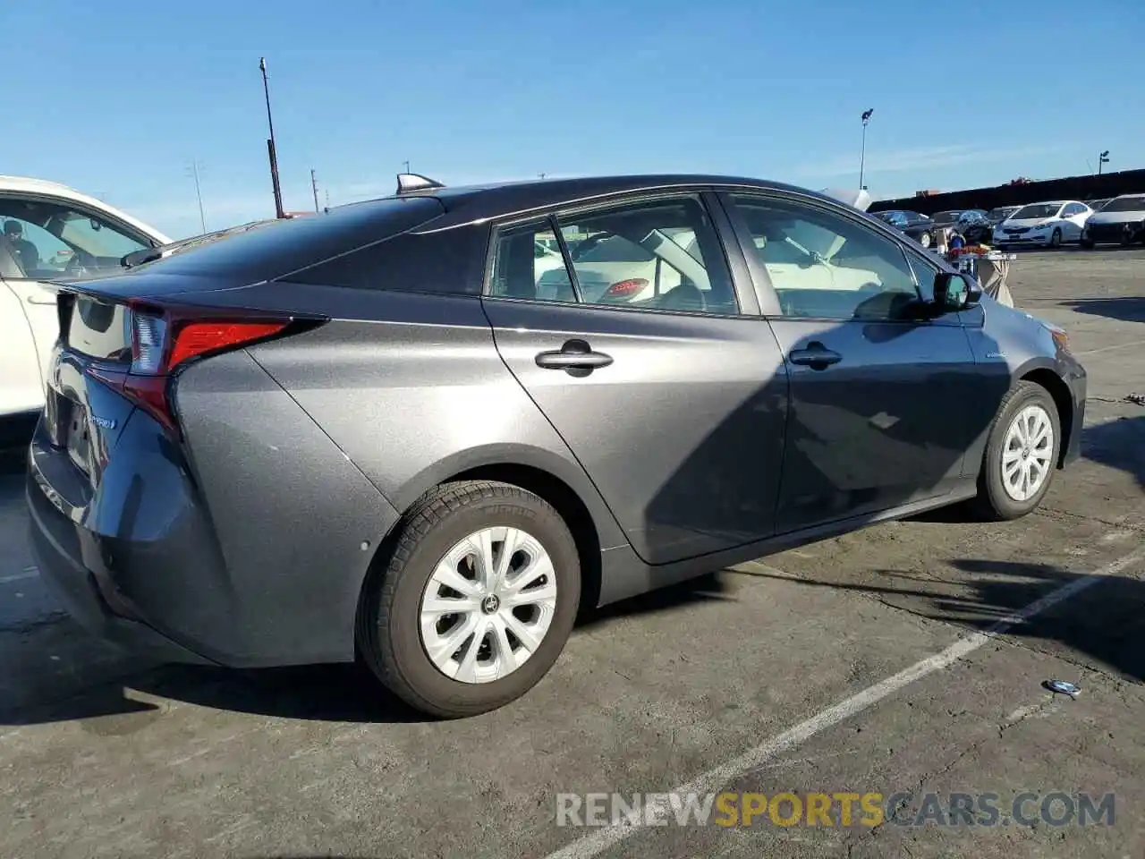 3 Photograph of a damaged car JTDKARFUXK3089369 TOYOTA PRIUS 2019