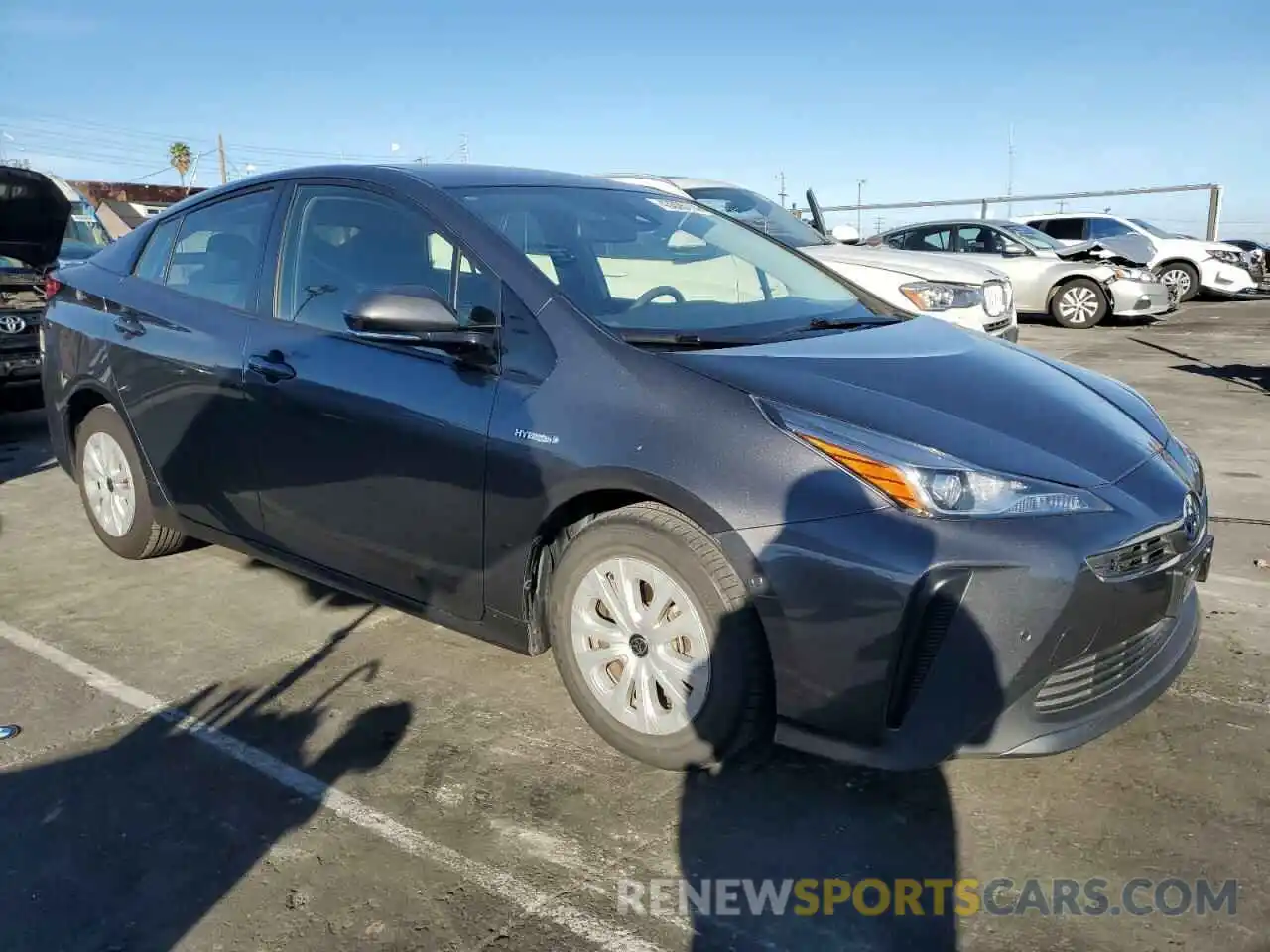 4 Photograph of a damaged car JTDKARFUXK3089369 TOYOTA PRIUS 2019