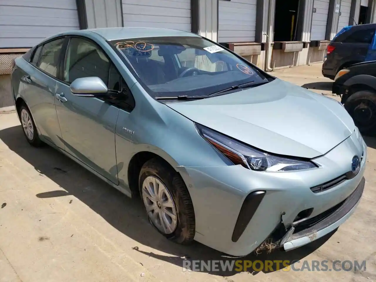 1 Фотография поврежденного автомобиля JTDKARFUXK3090960 TOYOTA PRIUS 2019