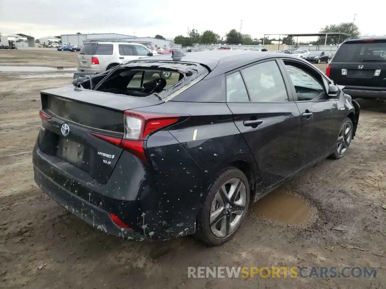 4 Photograph of a damaged car JTDKARFUXK3094040 TOYOTA PRIUS 2019