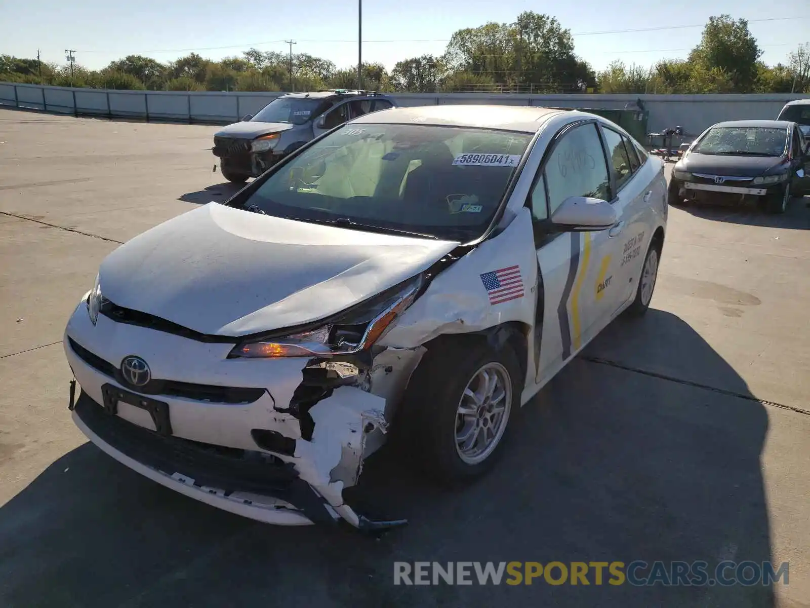 9 Photograph of a damaged car JTDKARFUXK3094118 TOYOTA PRIUS 2019