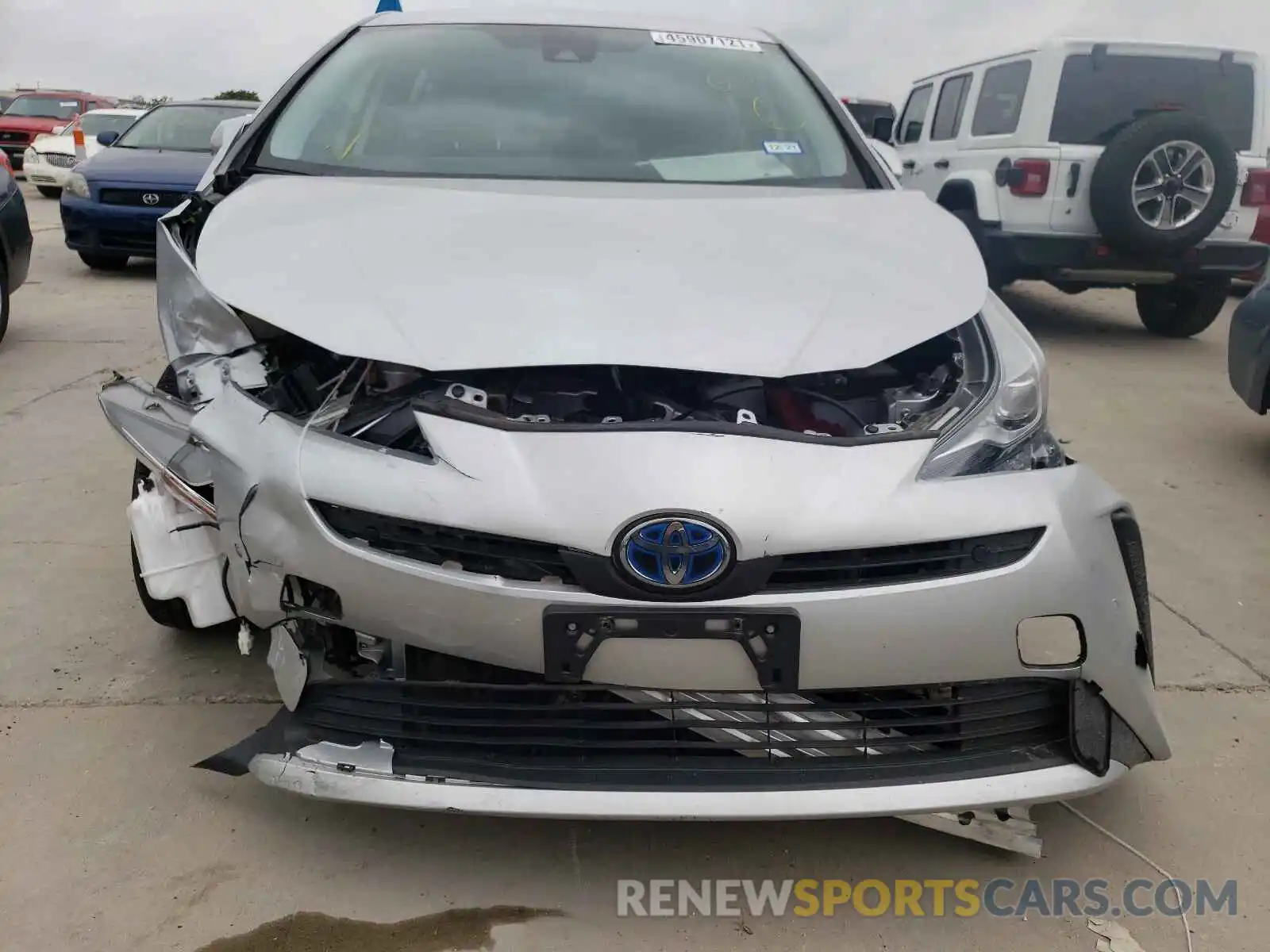 9 Photograph of a damaged car JTDKARFUXK3094653 TOYOTA PRIUS 2019