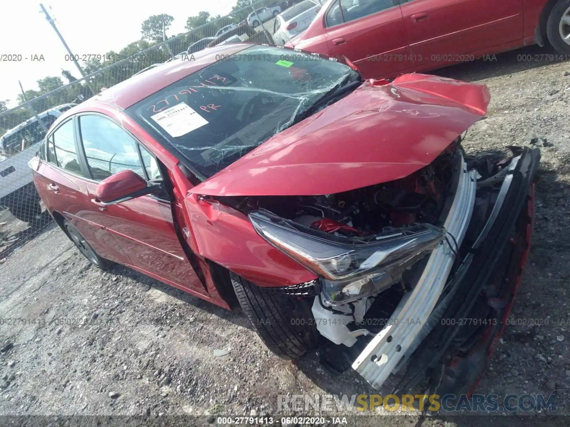 1 Photograph of a damaged car JTDKARFUXK3094992 TOYOTA PRIUS 2019