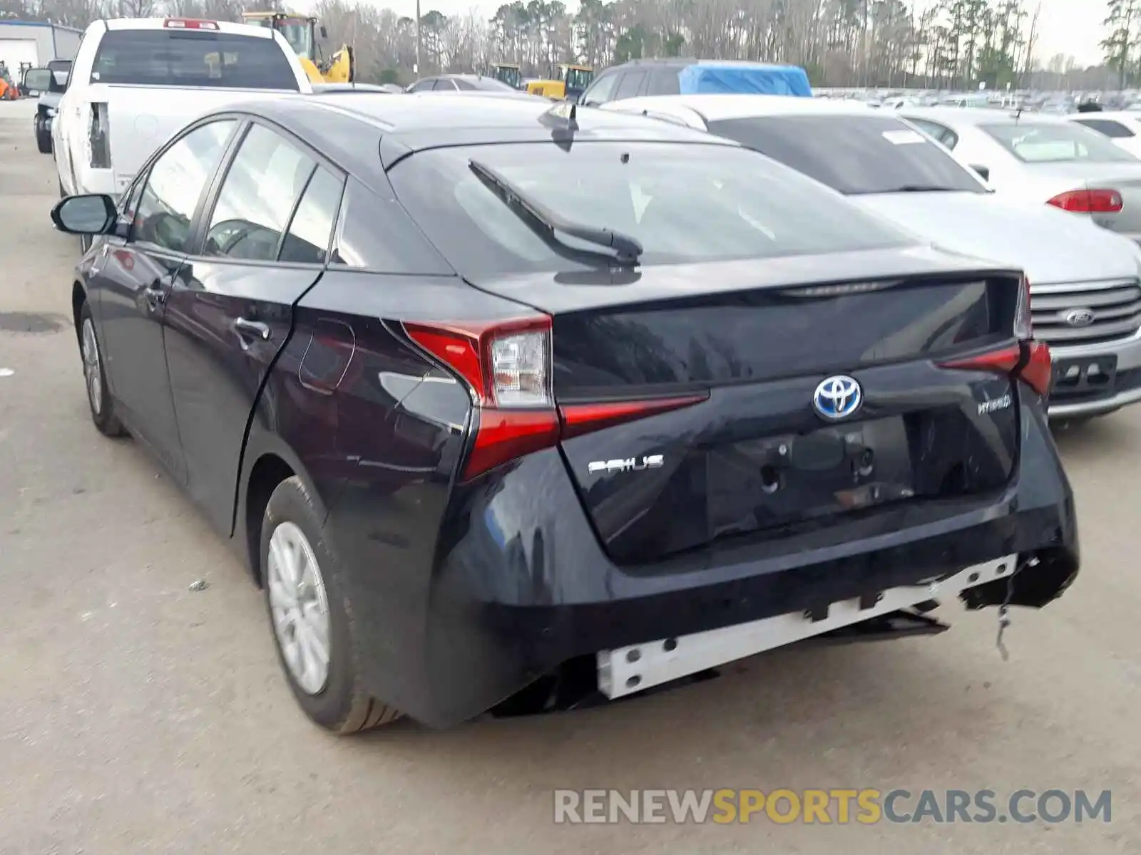 3 Photograph of a damaged car JTDKARFUXK3095883 TOYOTA PRIUS 2019