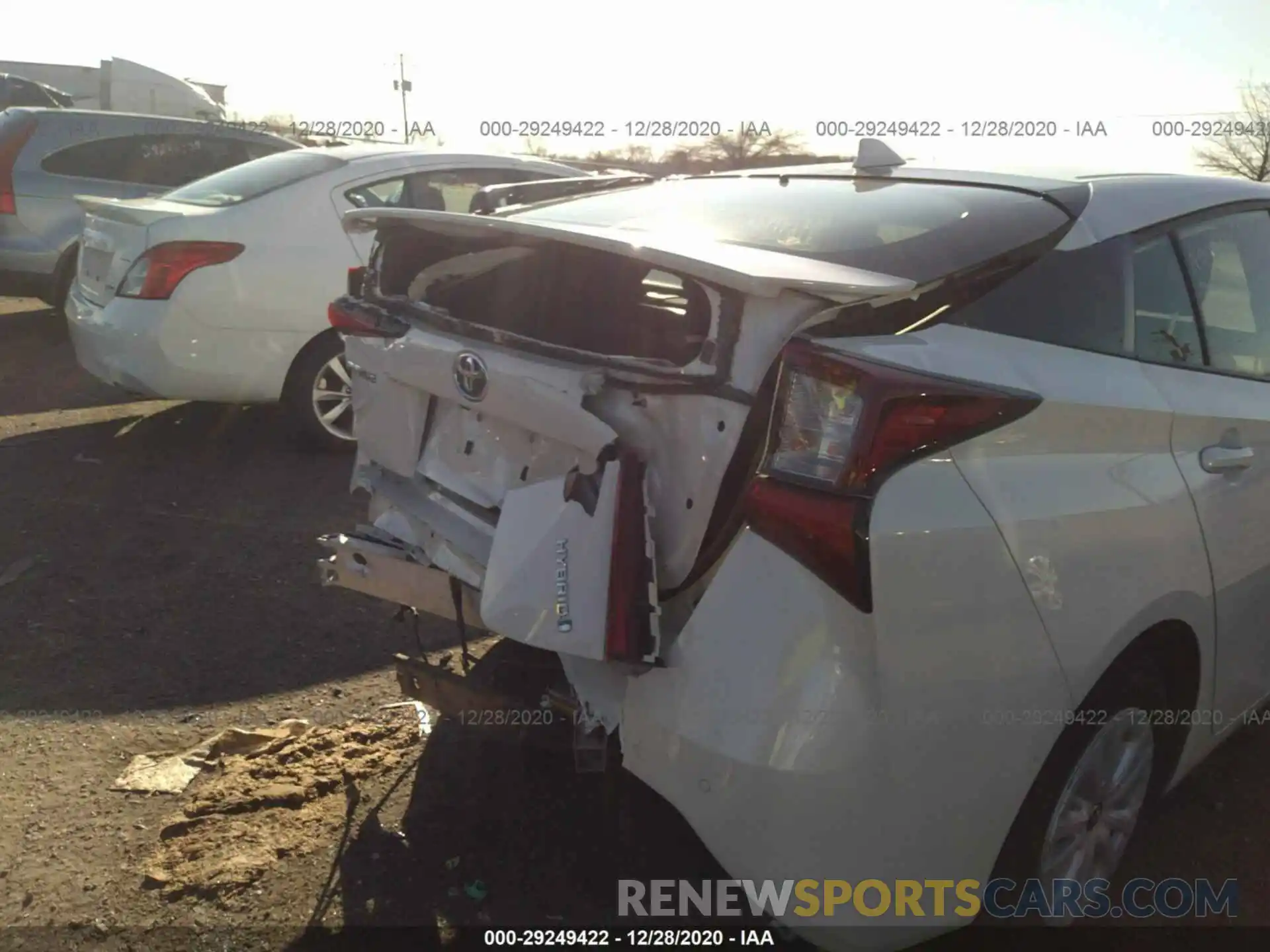 6 Photograph of a damaged car JTDKARFUXK3097200 TOYOTA PRIUS 2019