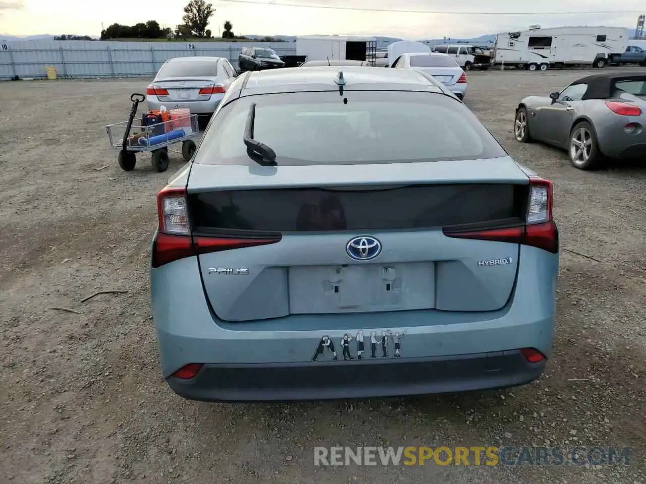 6 Photograph of a damaged car JTDKARFUXK3098363 TOYOTA PRIUS 2019