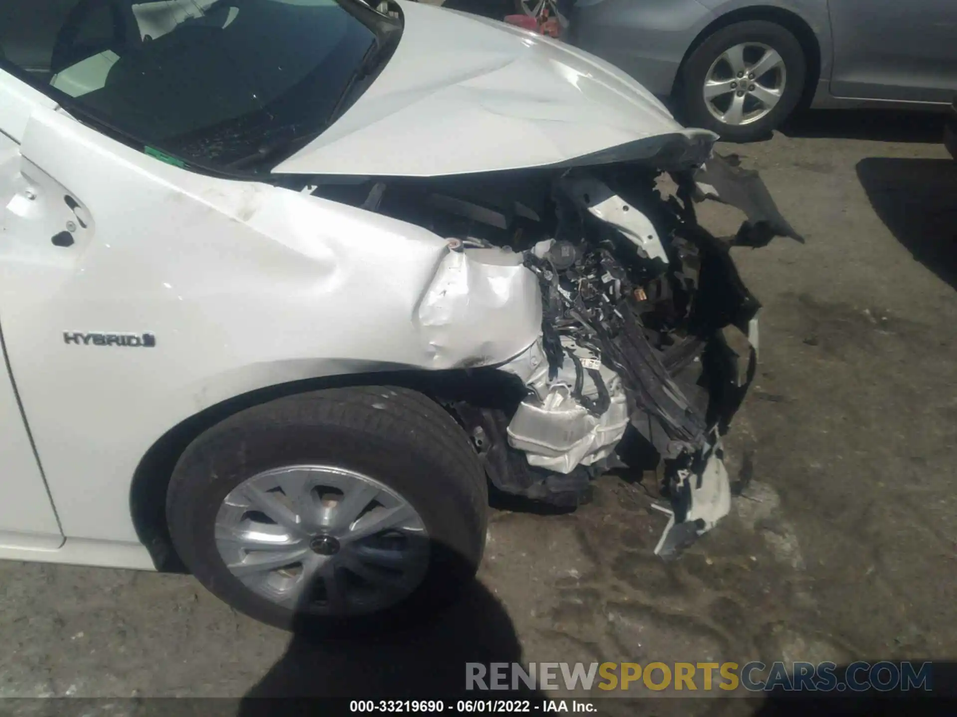 6 Photograph of a damaged car JTDKARFUXK3099559 TOYOTA PRIUS 2019