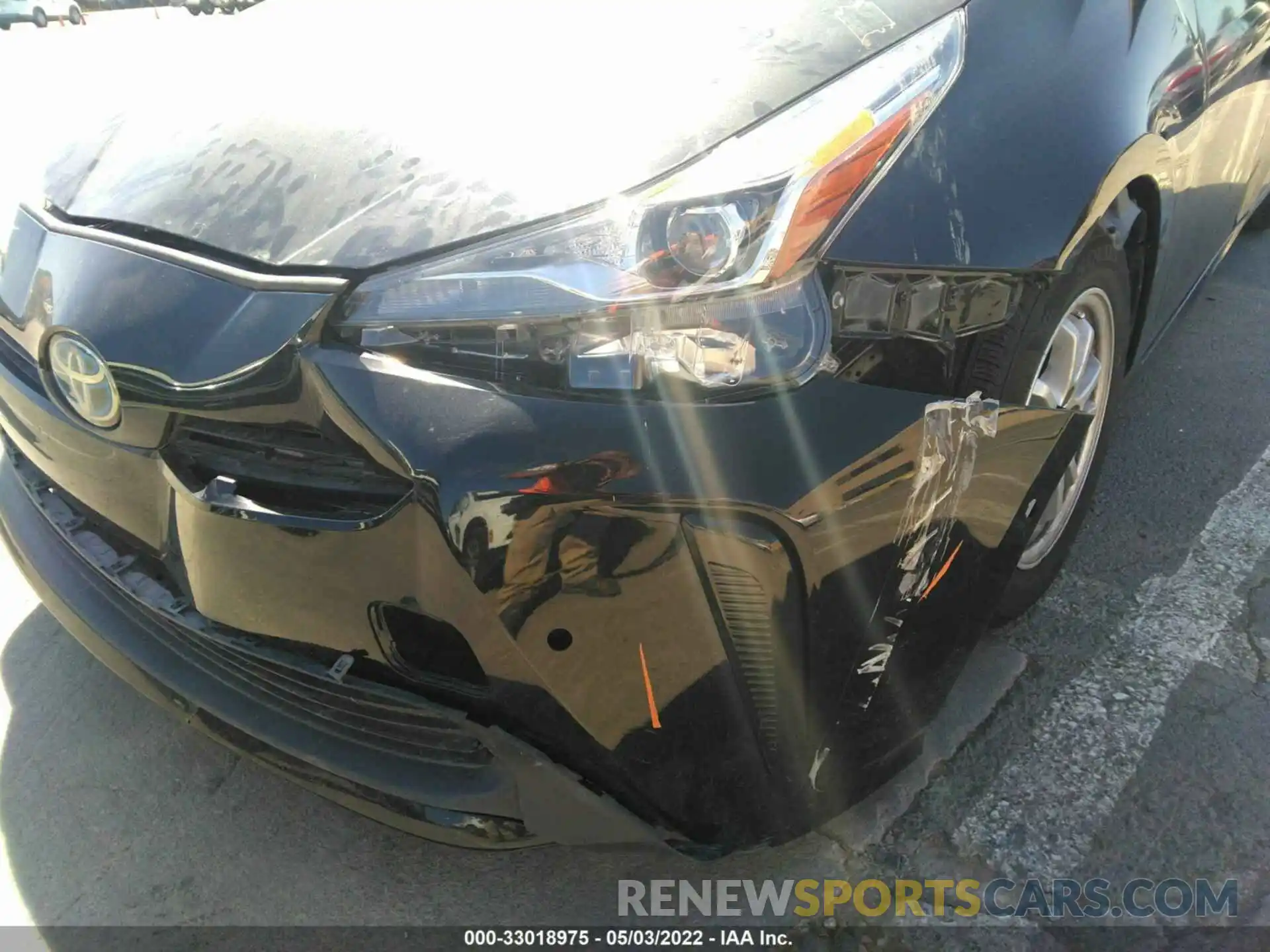 6 Photograph of a damaged car JTDKARFUXK3100533 TOYOTA PRIUS 2019