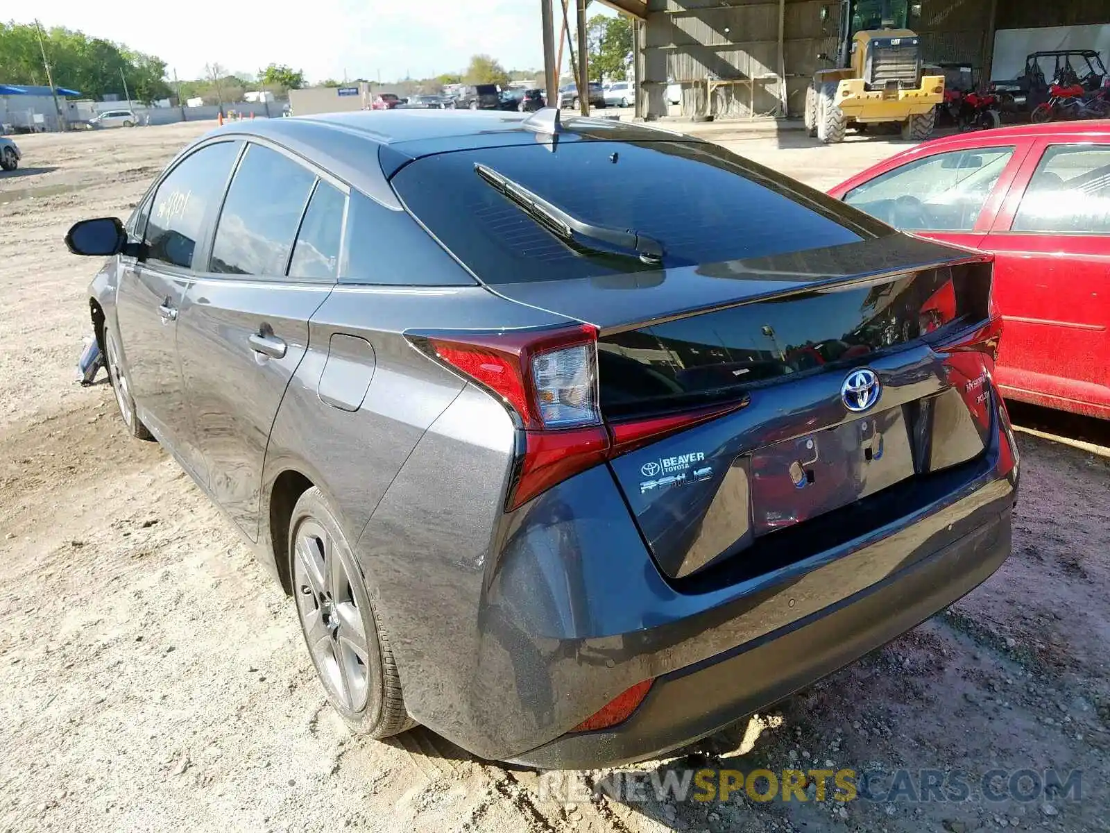 3 Фотография поврежденного автомобиля JTDKARFUXK3102542 TOYOTA PRIUS 2019