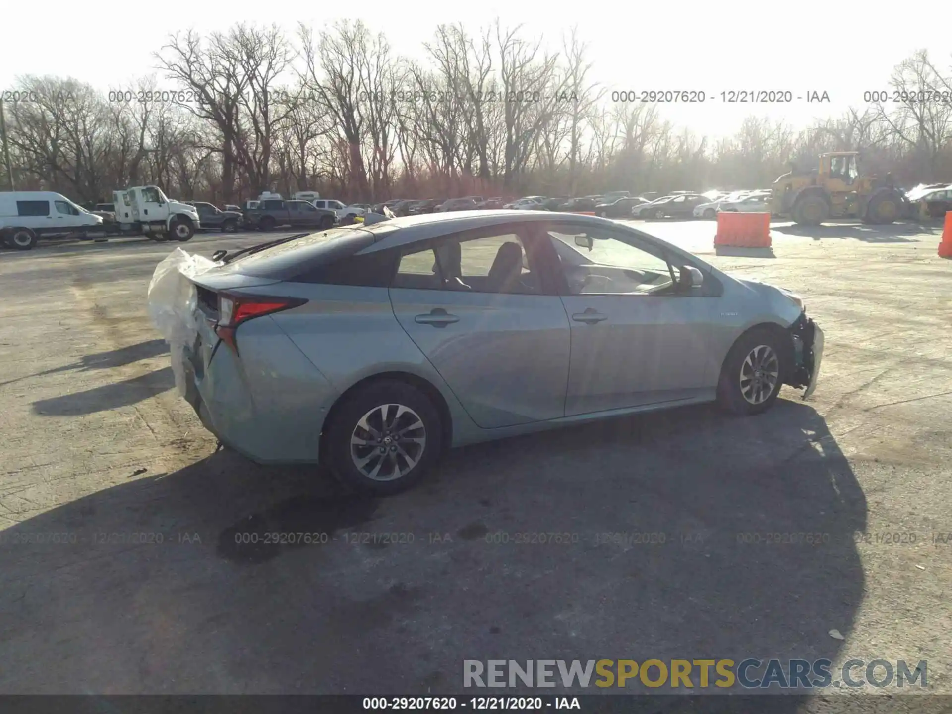 4 Photograph of a damaged car JTDKARSU7K3094352 TOYOTA PRIUS 2019