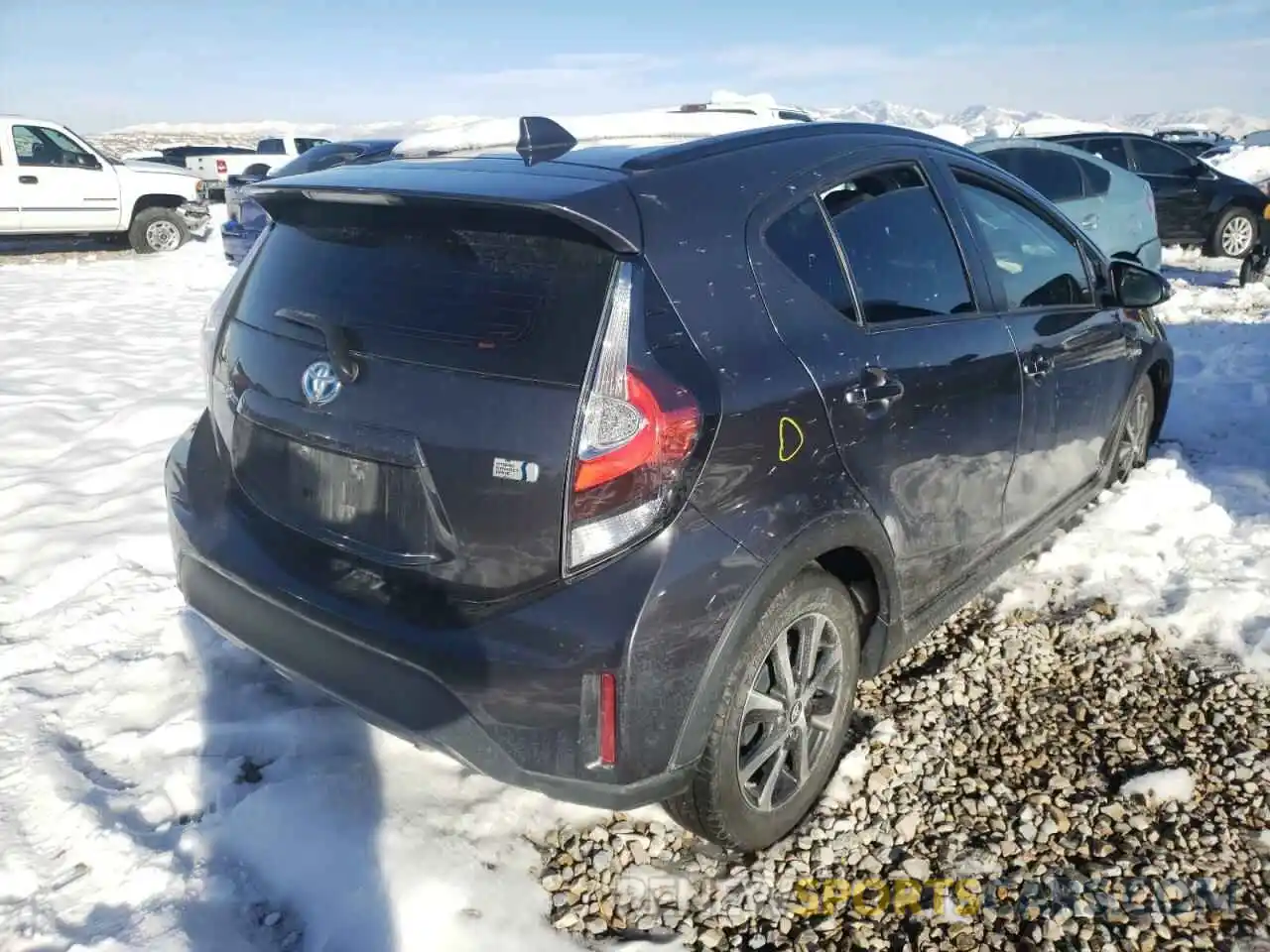 4 Photograph of a damaged car JTDKDTB30K1625758 TOYOTA PRIUS 2019