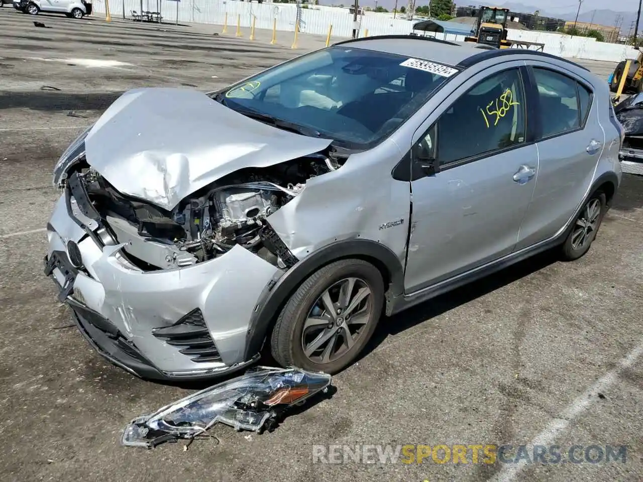 2 Photograph of a damaged car JTDKDTB31K1623436 TOYOTA PRIUS 2019