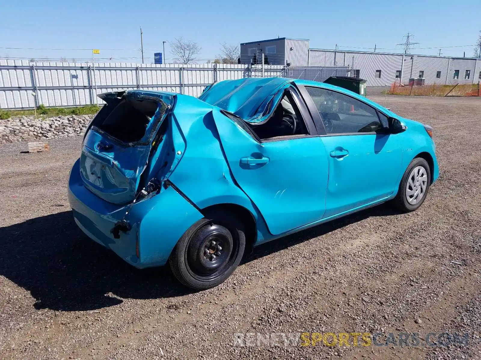 4 Фотография поврежденного автомобиля JTDKDTB31K1625669 TOYOTA PRIUS 2019