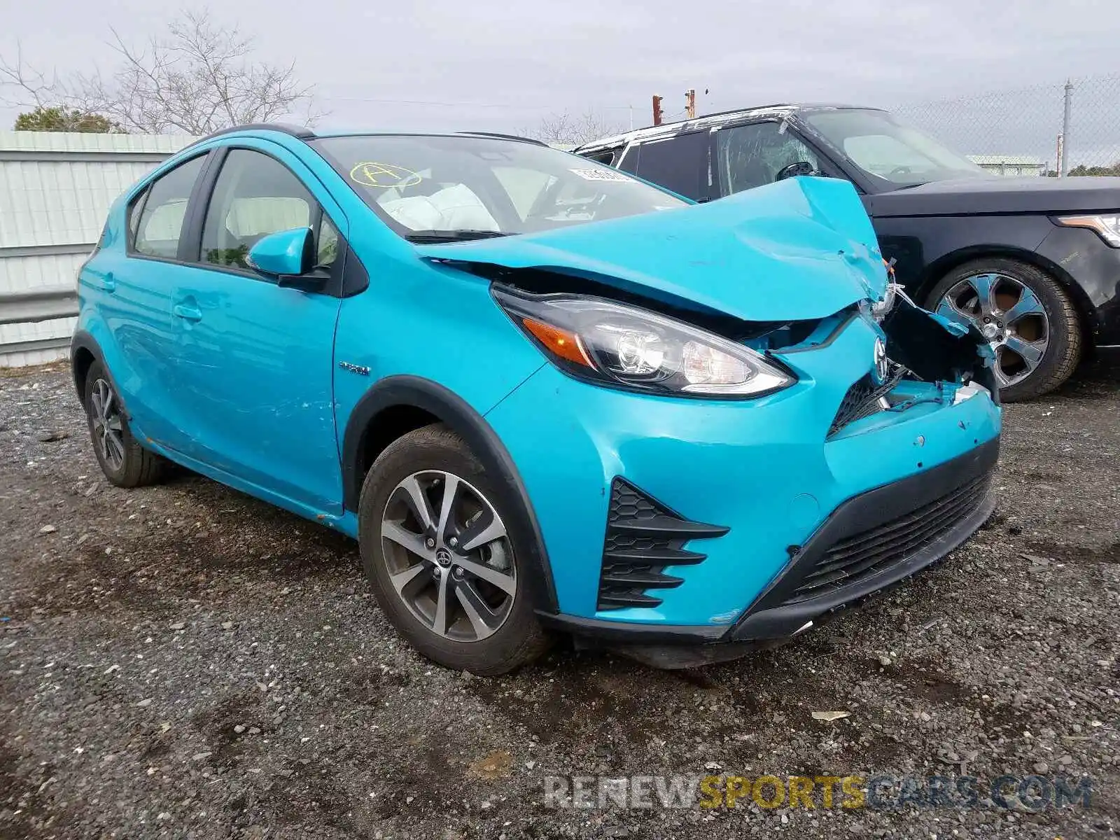 1 Photograph of a damaged car JTDKDTB32K1623221 TOYOTA PRIUS 2019