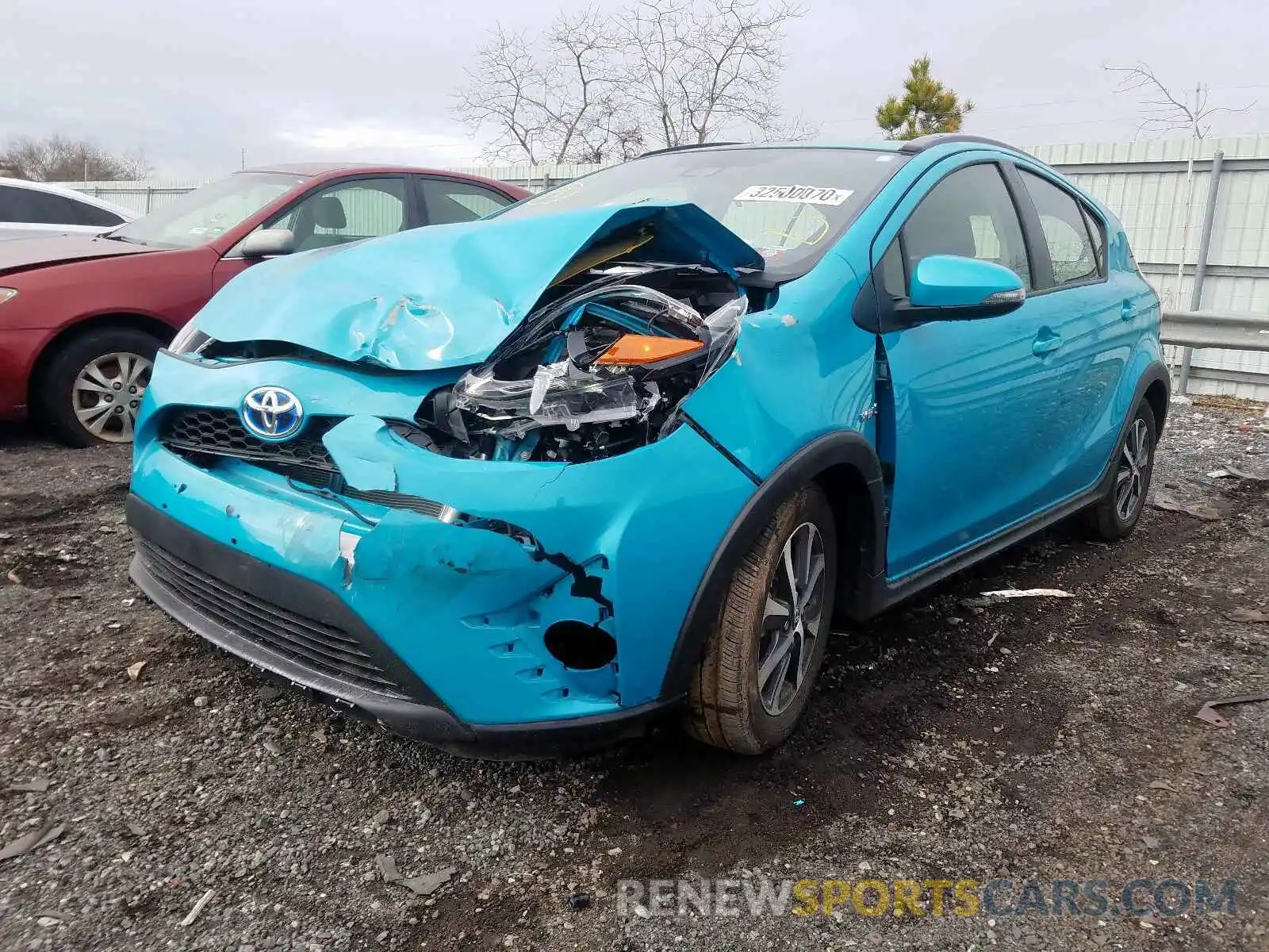 2 Photograph of a damaged car JTDKDTB32K1623221 TOYOTA PRIUS 2019