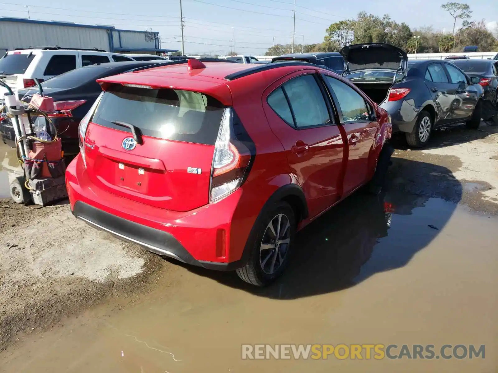 4 Photograph of a damaged car JTDKDTB32K1623235 TOYOTA PRIUS 2019