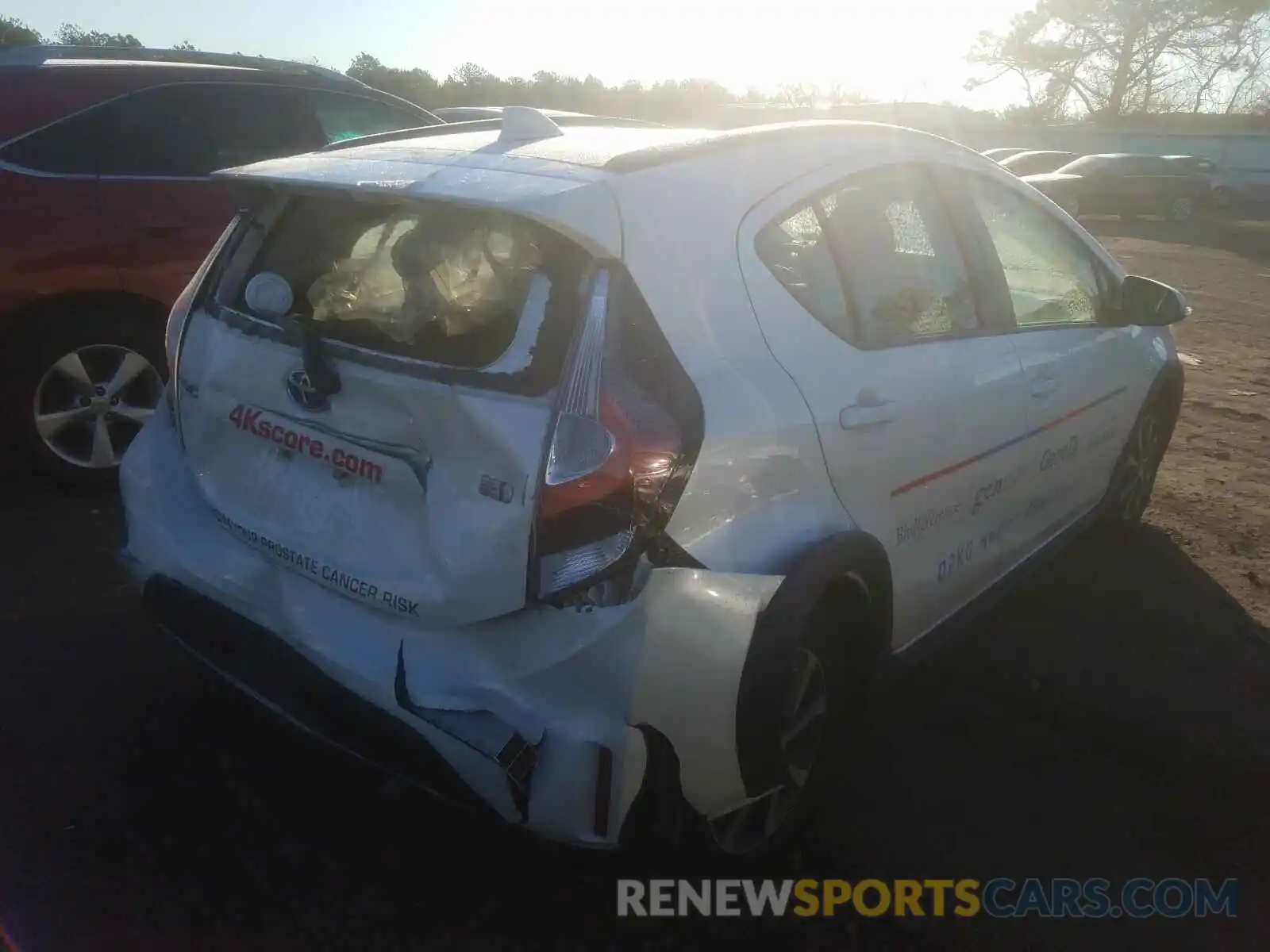 4 Photograph of a damaged car JTDKDTB33K1624300 TOYOTA PRIUS 2019