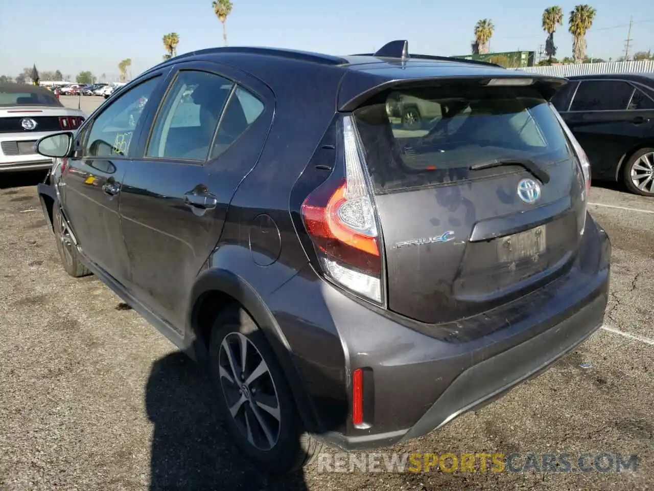 3 Photograph of a damaged car JTDKDTB35K1622743 TOYOTA PRIUS 2019