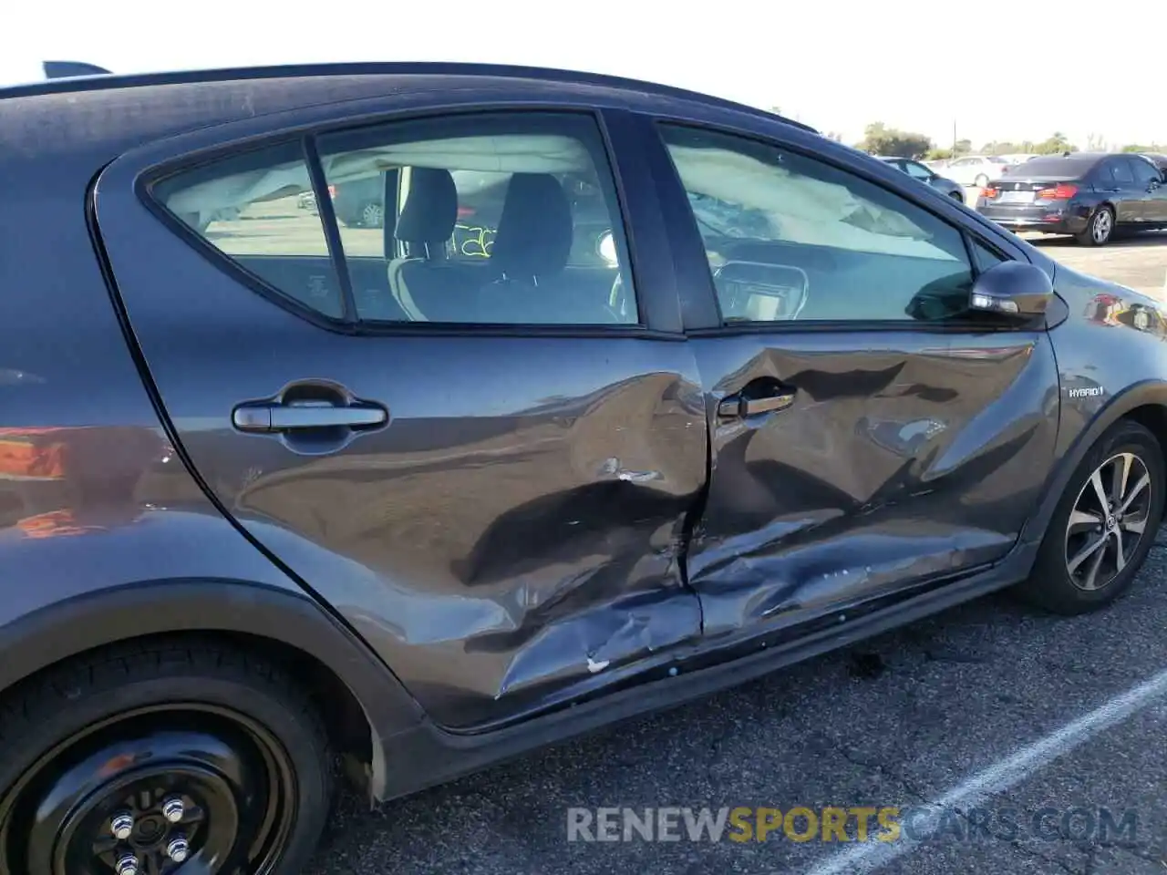 9 Photograph of a damaged car JTDKDTB35K1622743 TOYOTA PRIUS 2019