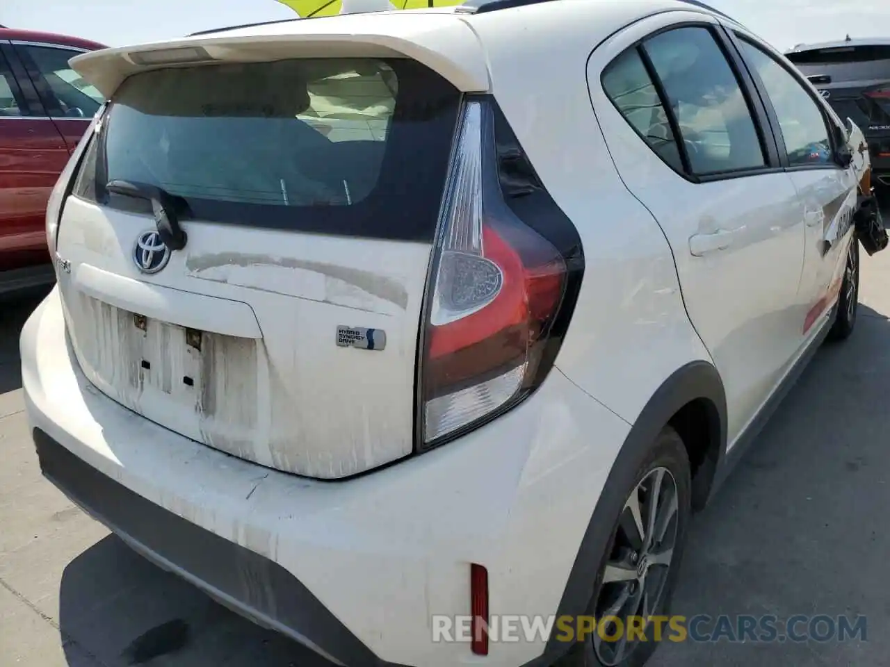 4 Photograph of a damaged car JTDKDTB35K1625917 TOYOTA PRIUS 2019