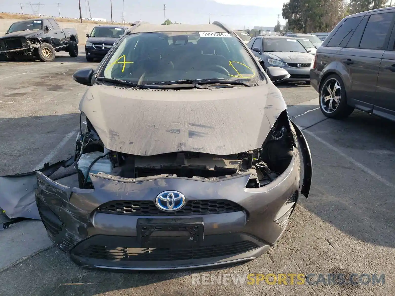 9 Photograph of a damaged car JTDKDTB36K1623755 TOYOTA PRIUS 2019