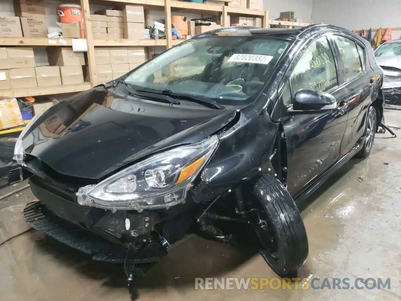 2 Photograph of a damaged car JTDKDTB37K1622047 TOYOTA PRIUS 2019