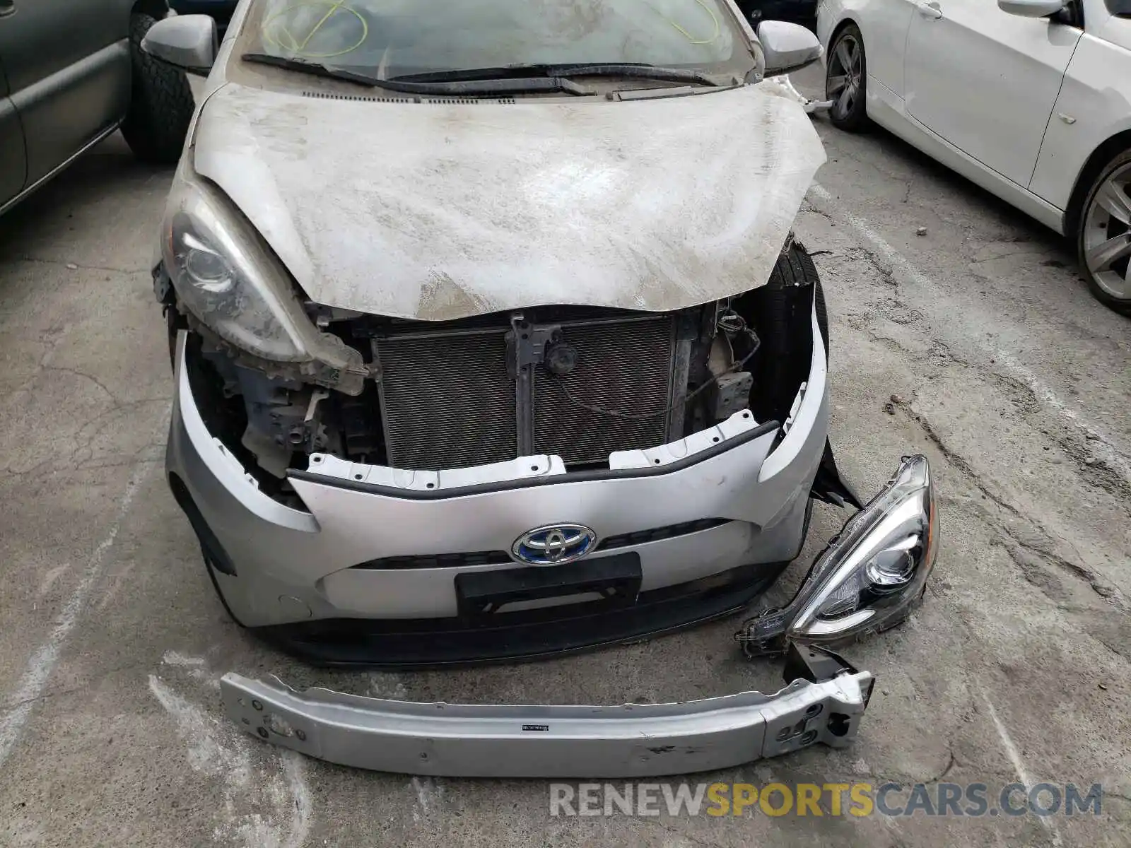 9 Photograph of a damaged car JTDKDTB38K1624194 TOYOTA PRIUS 2019