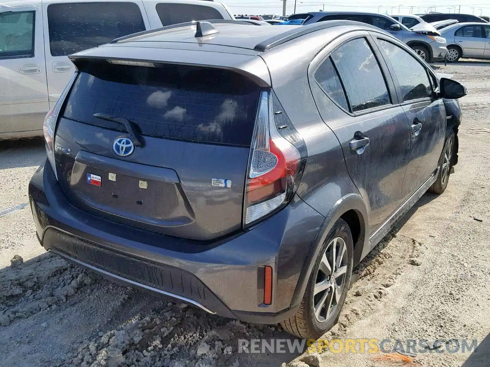 4 Photograph of a damaged car JTDKDTB3XK1622110 TOYOTA PRIUS 2019