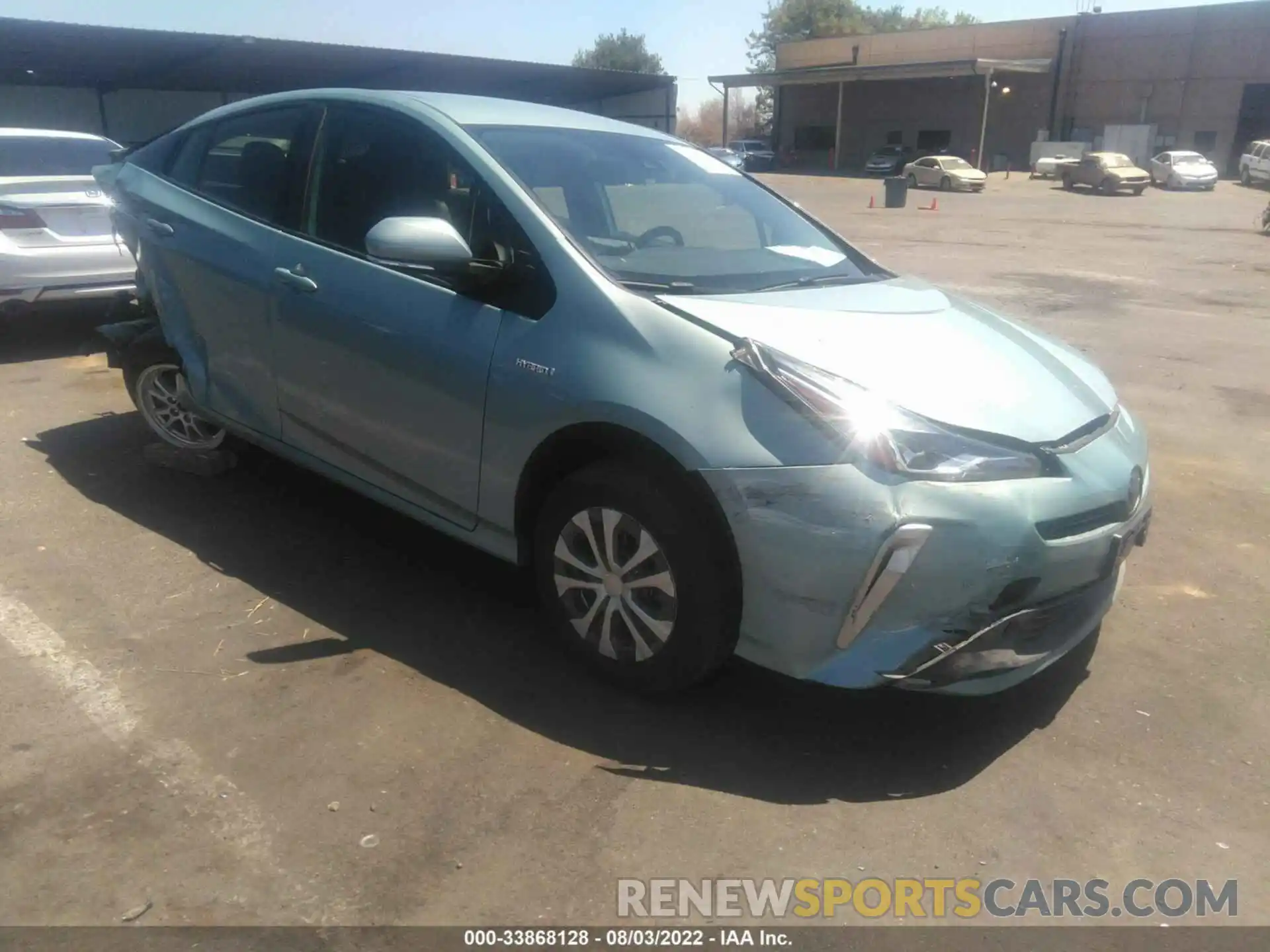 1 Photograph of a damaged car JTDL9RFU0K3000468 TOYOTA PRIUS 2019