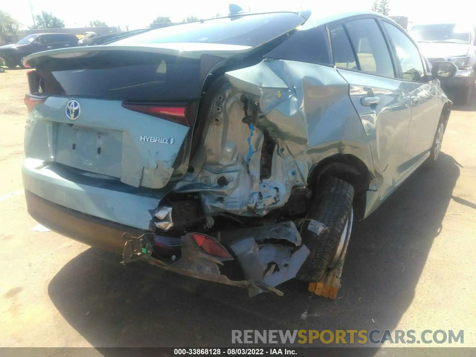 6 Photograph of a damaged car JTDL9RFU0K3000468 TOYOTA PRIUS 2019