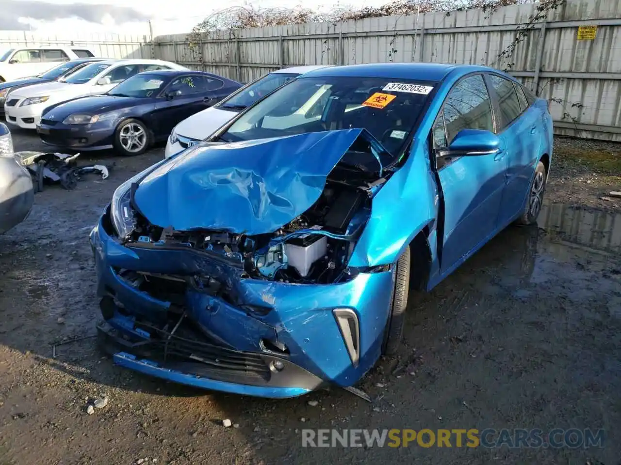 2 Photograph of a damaged car JTDL9RFU0K3002589 TOYOTA PRIUS 2019