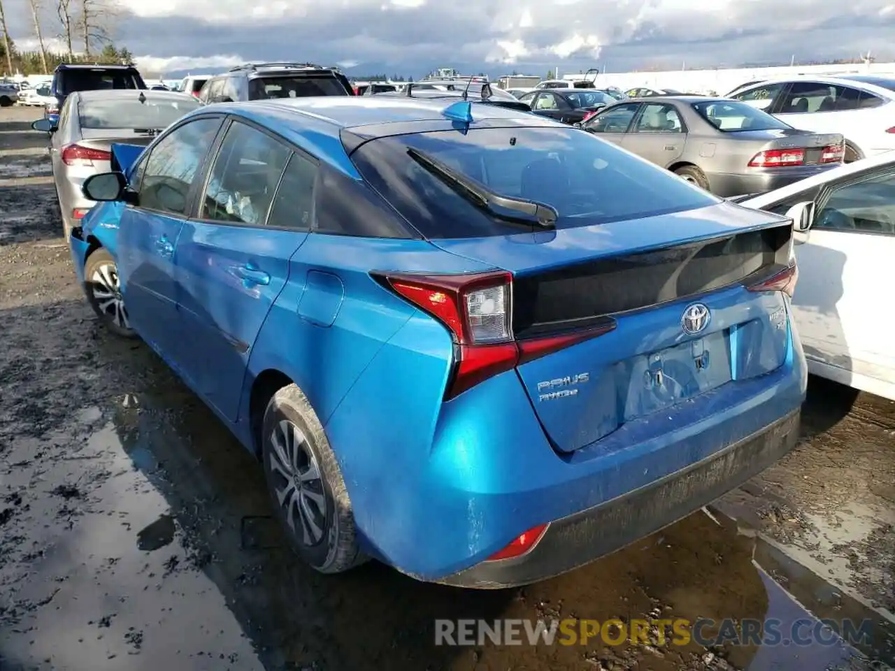 3 Photograph of a damaged car JTDL9RFU0K3002589 TOYOTA PRIUS 2019