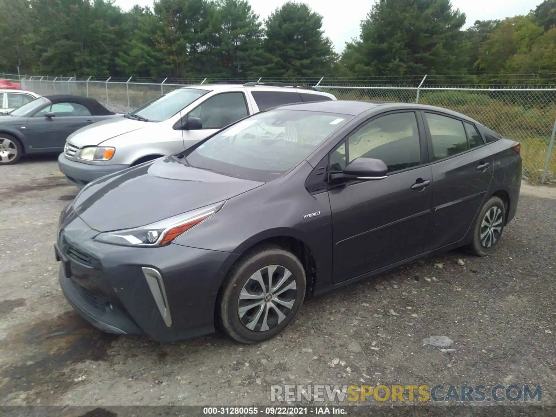 2 Photograph of a damaged car JTDL9RFU0K3003287 TOYOTA PRIUS 2019