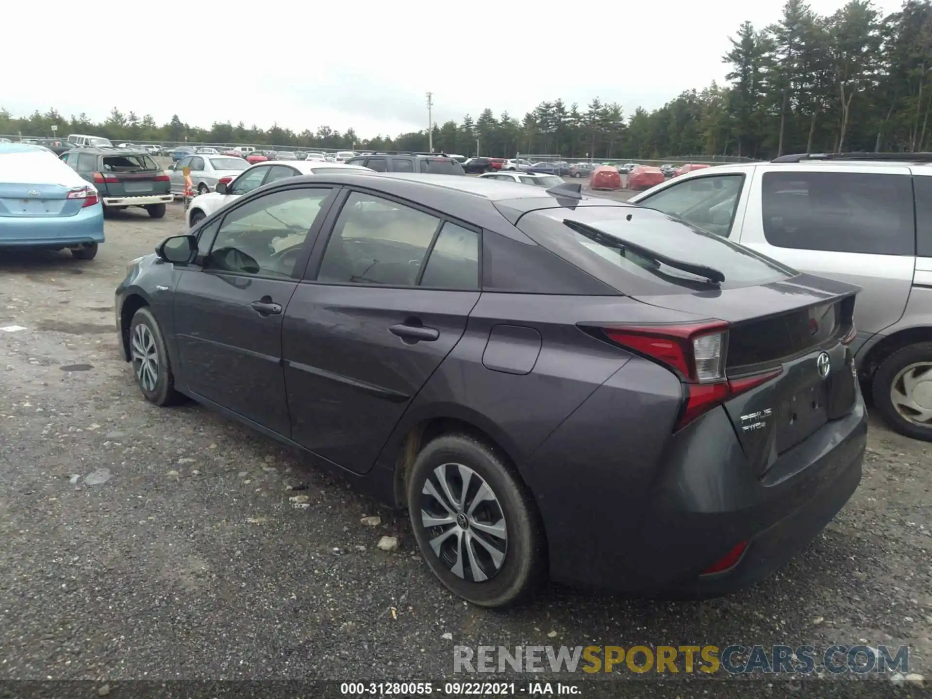 3 Photograph of a damaged car JTDL9RFU0K3003287 TOYOTA PRIUS 2019