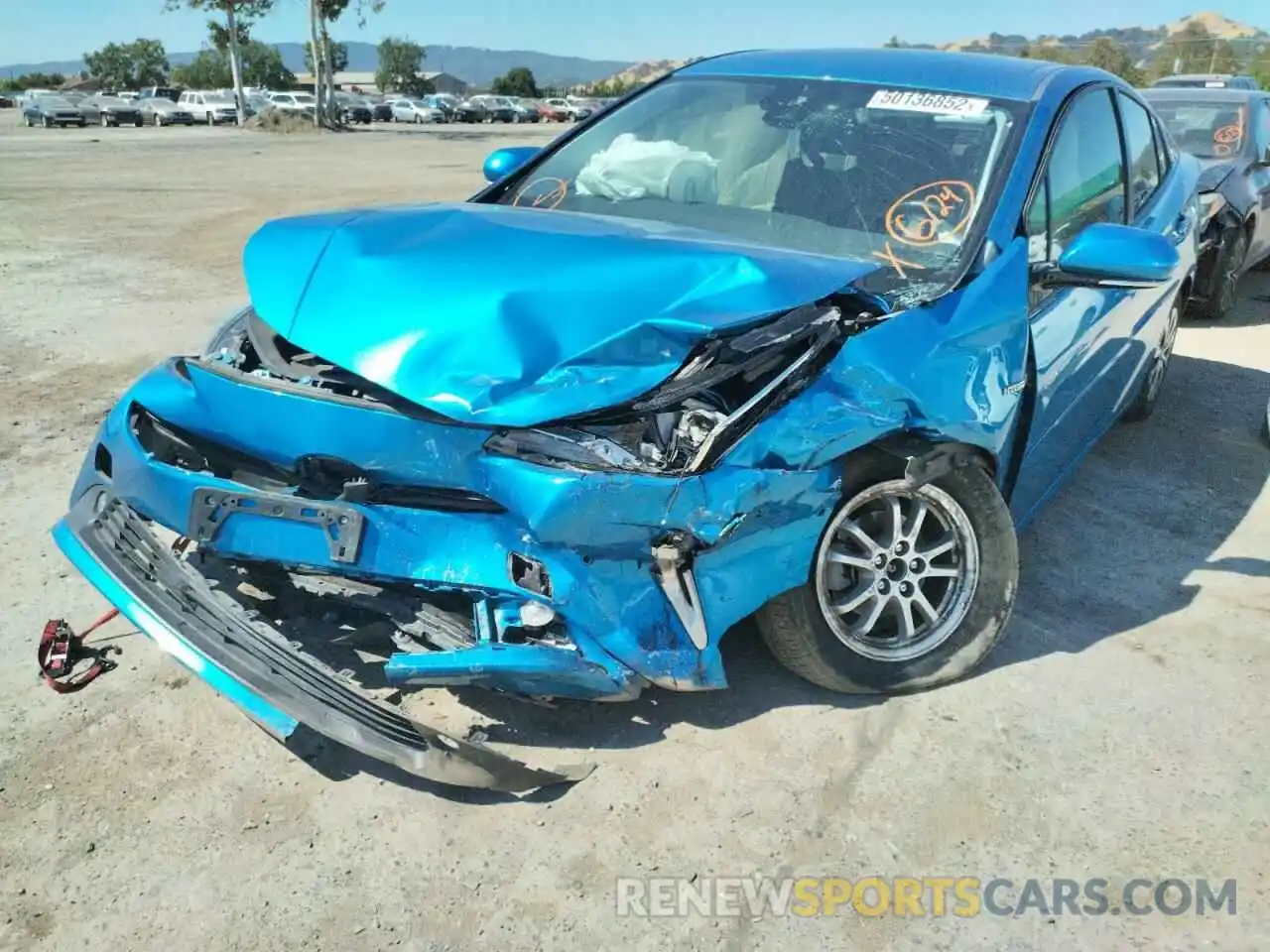 9 Photograph of a damaged car JTDL9RFU0K3003998 TOYOTA PRIUS 2019