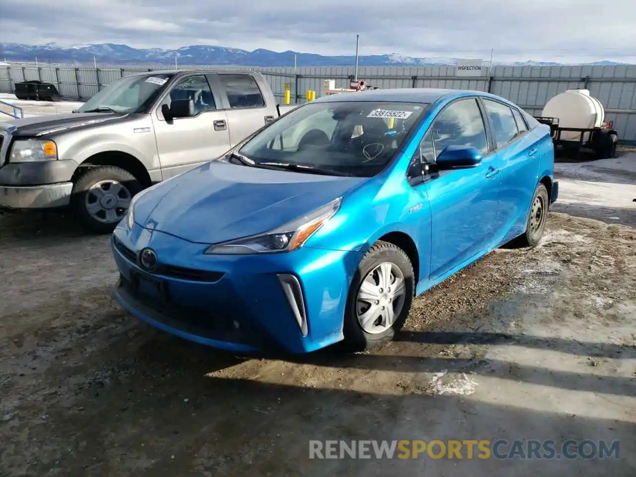 2 Photograph of a damaged car JTDL9RFU0K3006688 TOYOTA PRIUS 2019