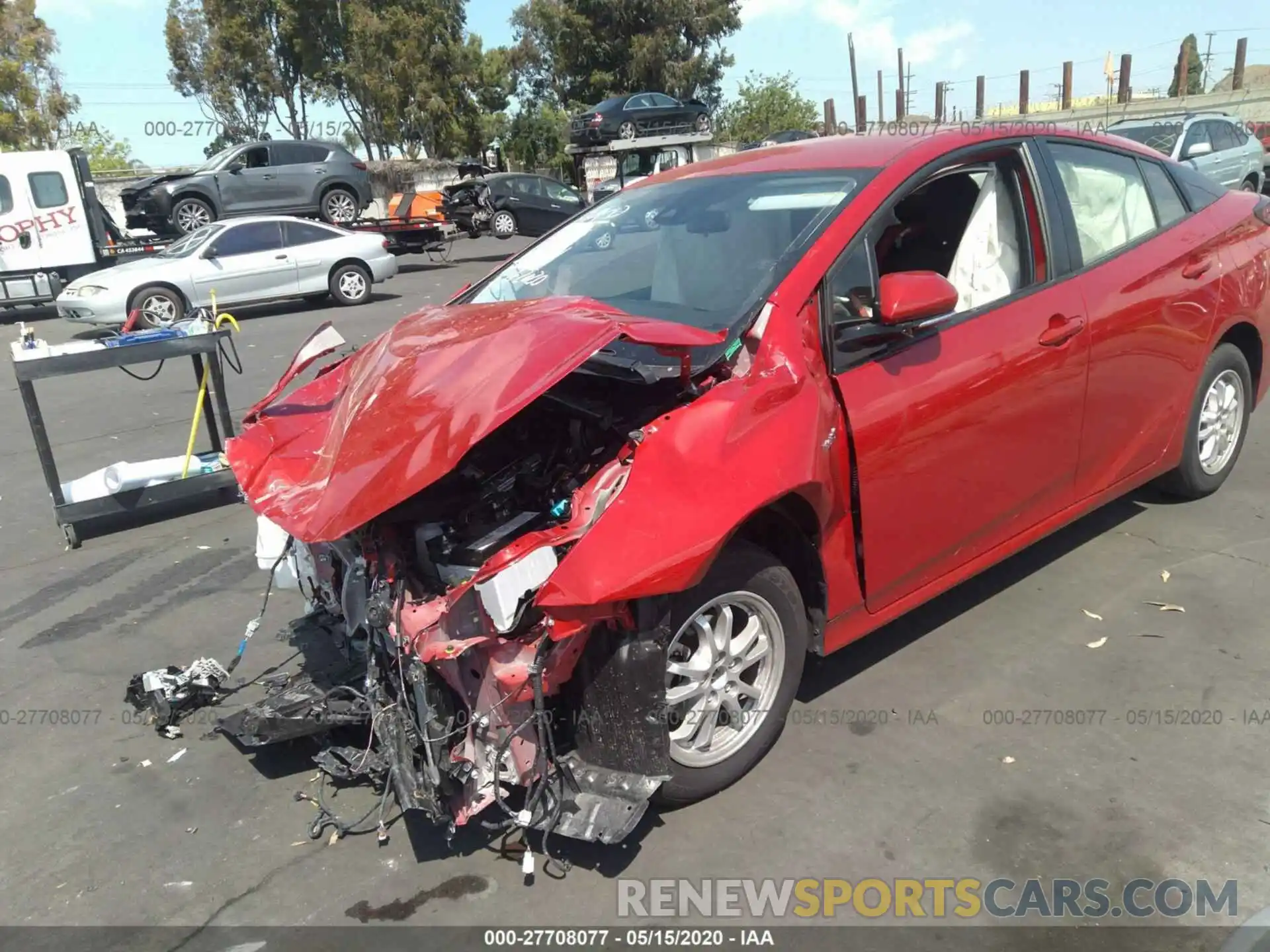 2 Photograph of a damaged car JTDL9RFU0K3007713 TOYOTA PRIUS 2019