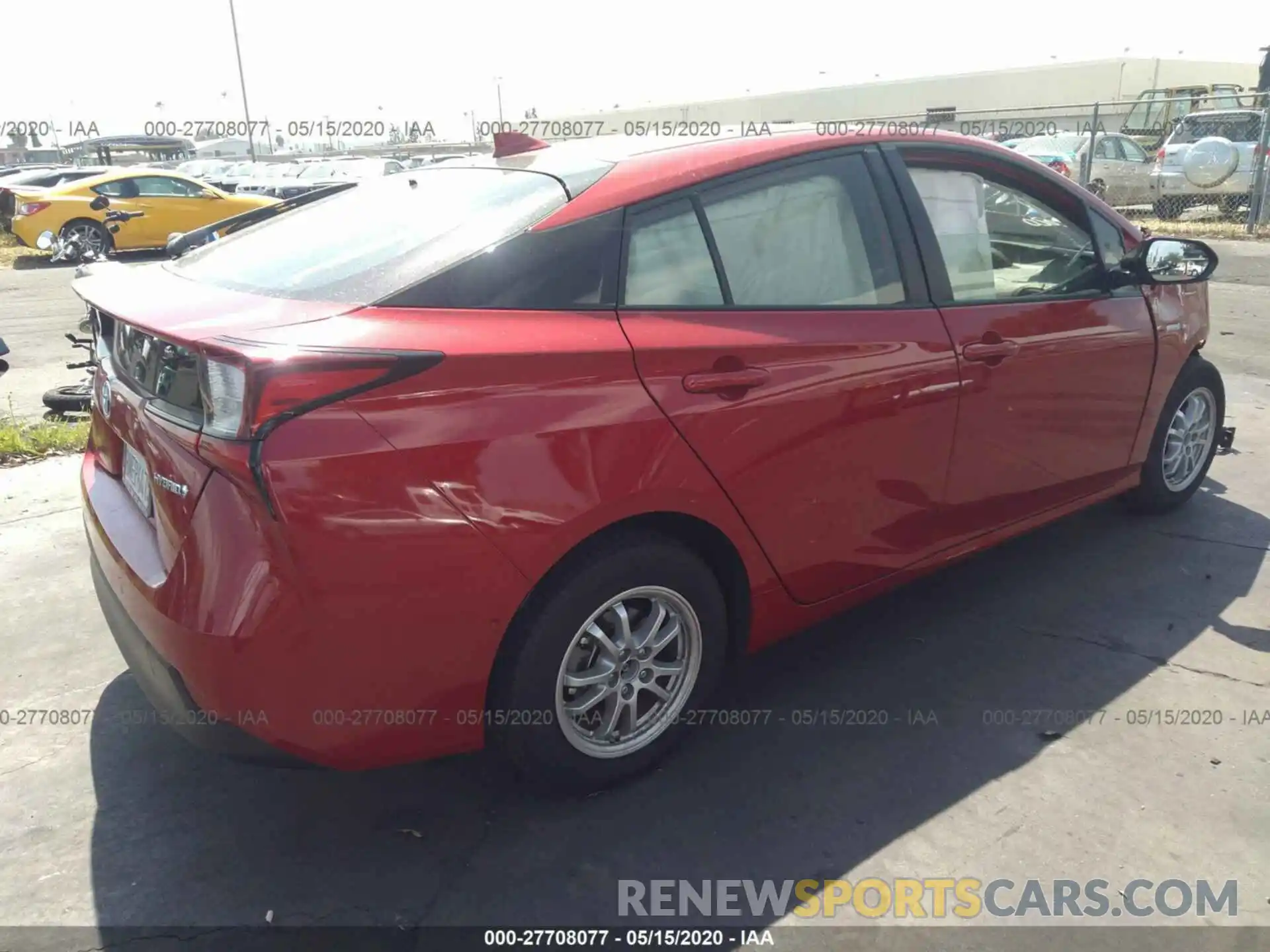 4 Photograph of a damaged car JTDL9RFU0K3007713 TOYOTA PRIUS 2019