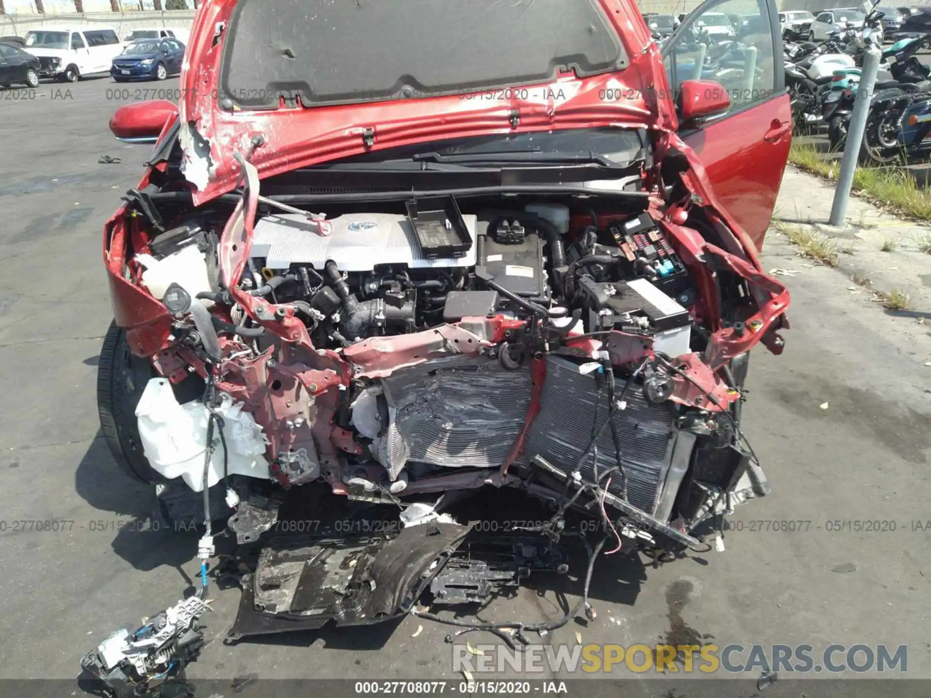 6 Photograph of a damaged car JTDL9RFU0K3007713 TOYOTA PRIUS 2019