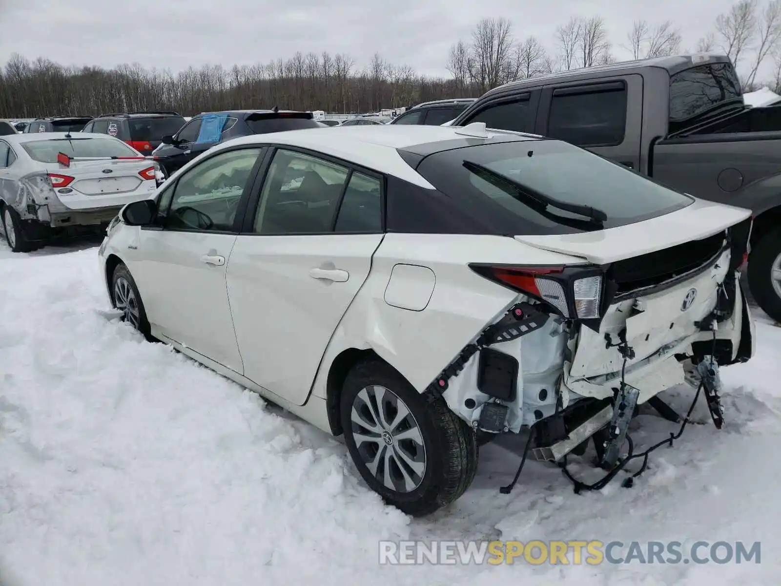 3 Фотография поврежденного автомобиля JTDL9RFU0K3008425 TOYOTA PRIUS 2019